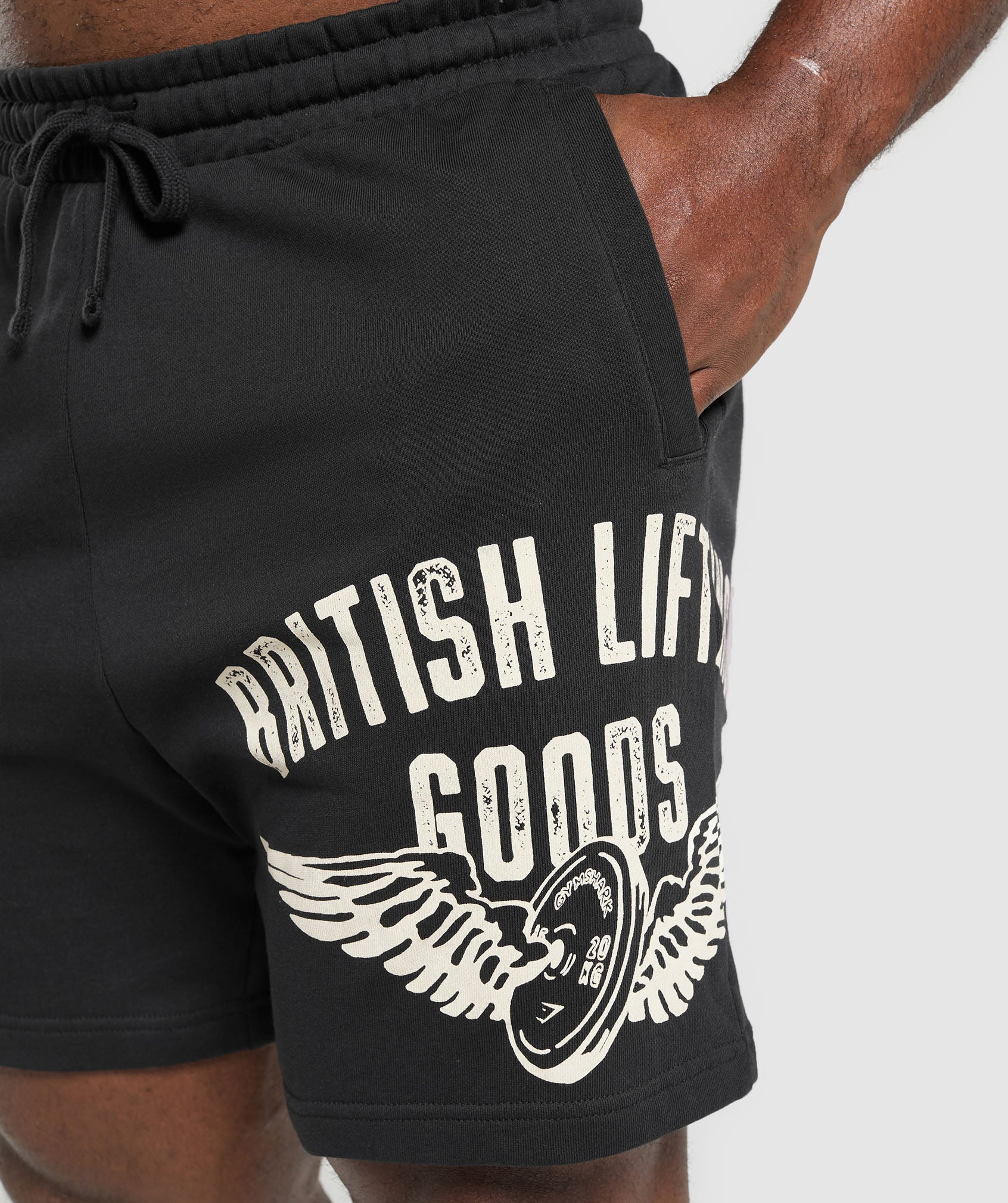 British Lifting Goods Graphic Shorts