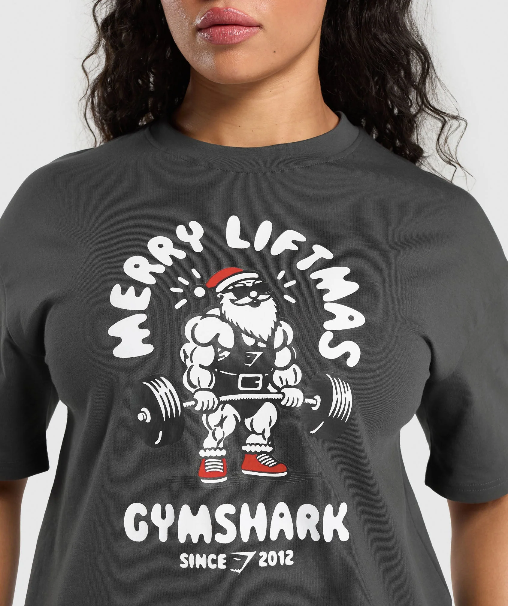 Merry Liftmas Oversized T-Shirt