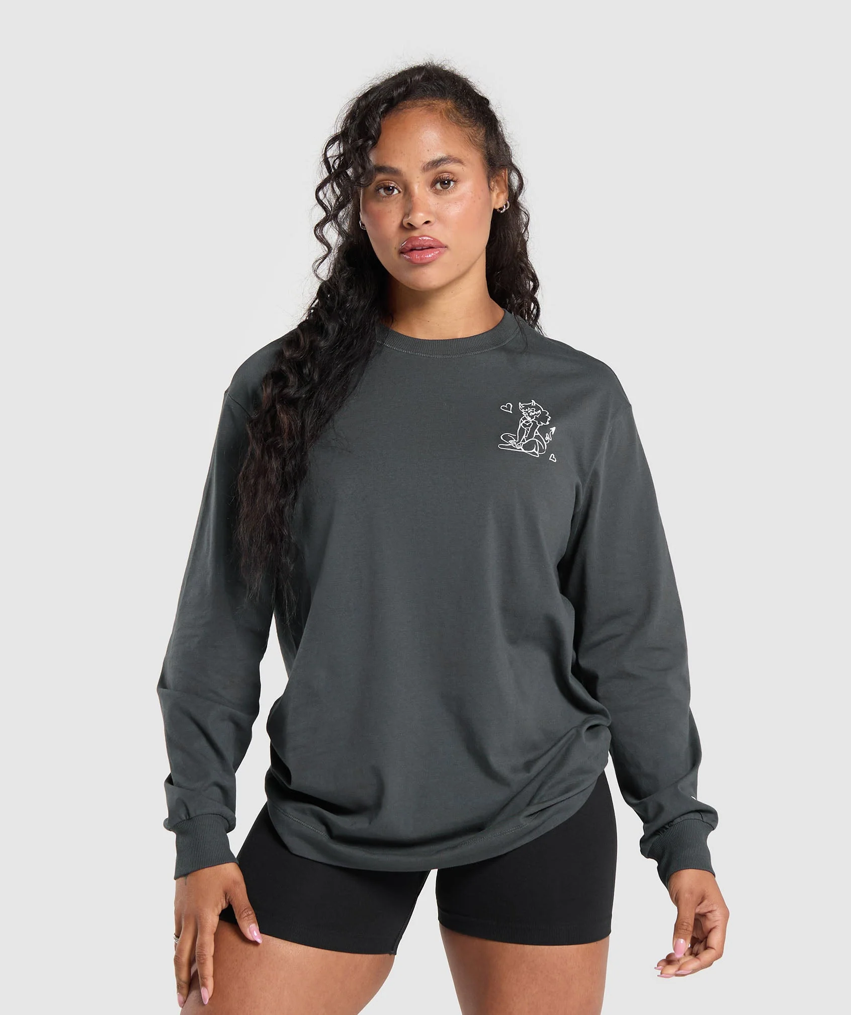 I Love Squats Long Sleeve Skater