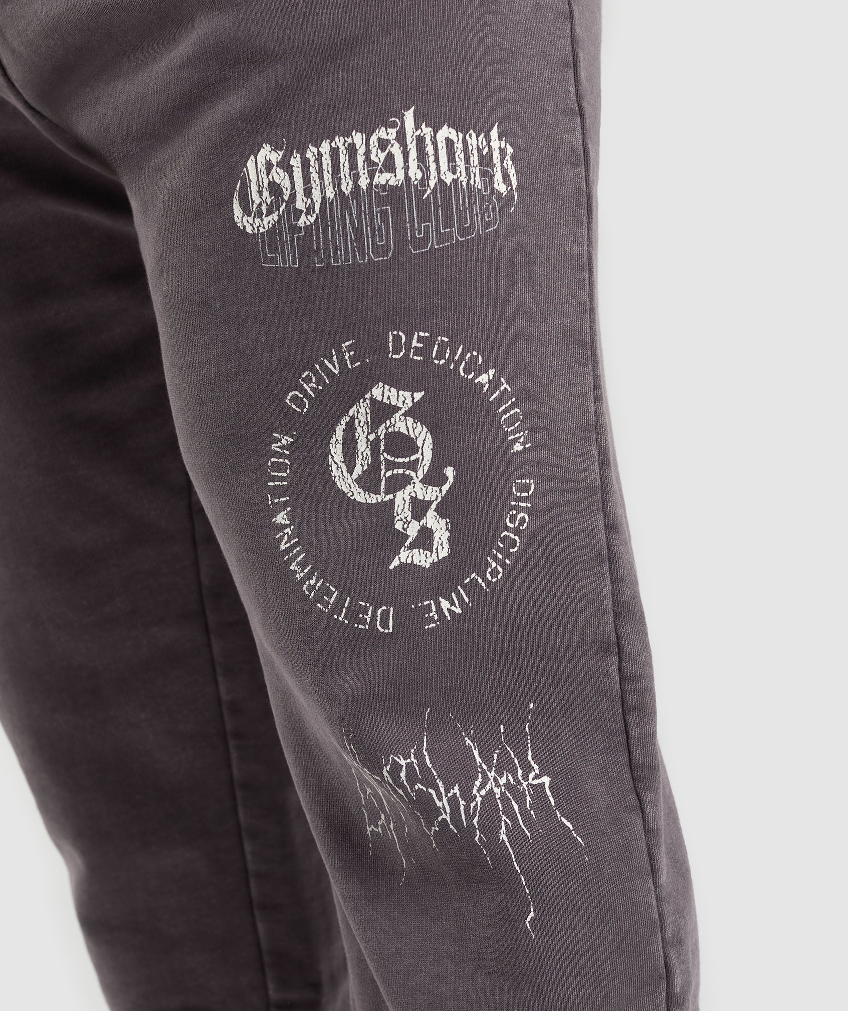 Distressed Graphic Joggers