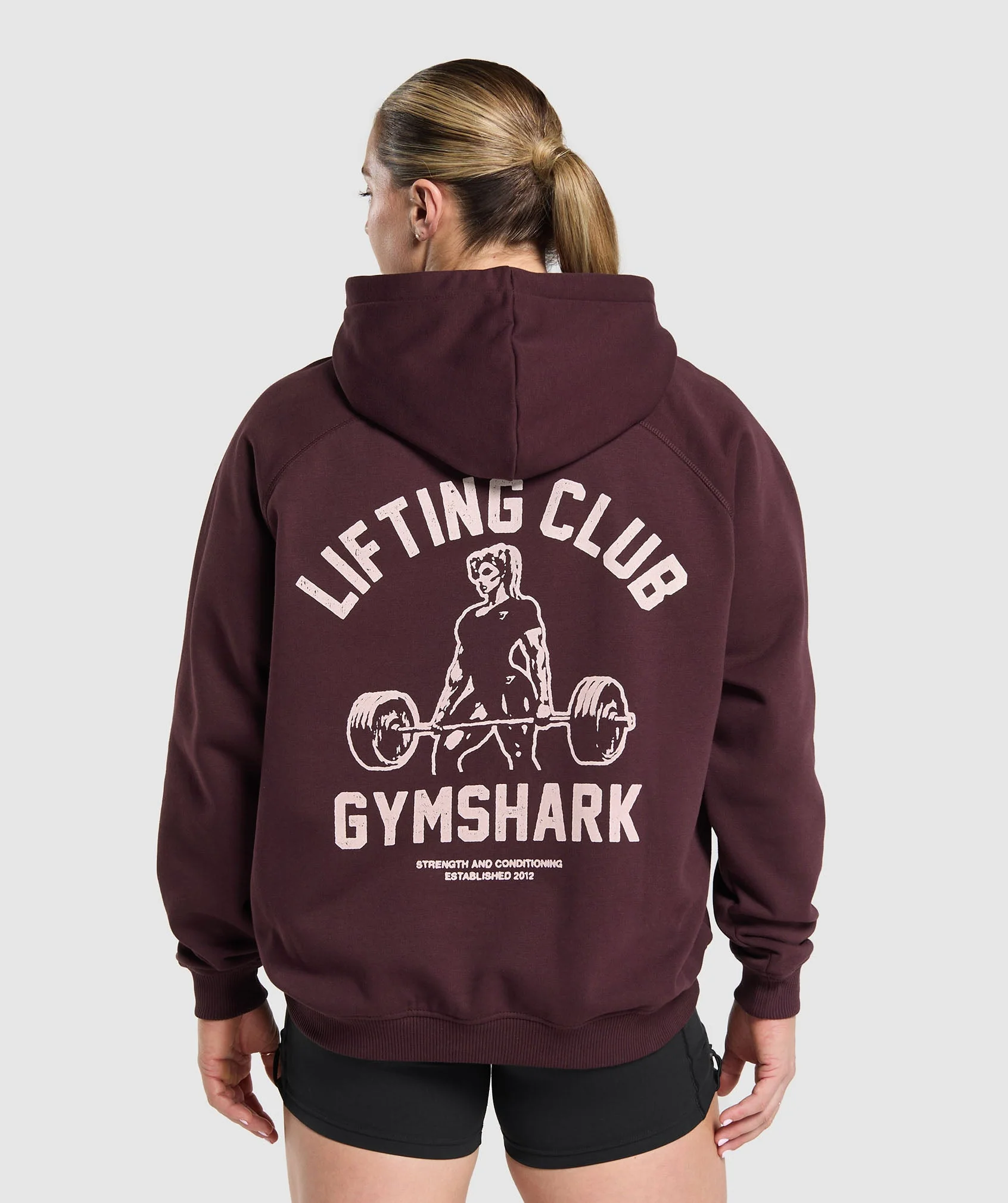 Lifting Club Graphic Brushed Hoodie