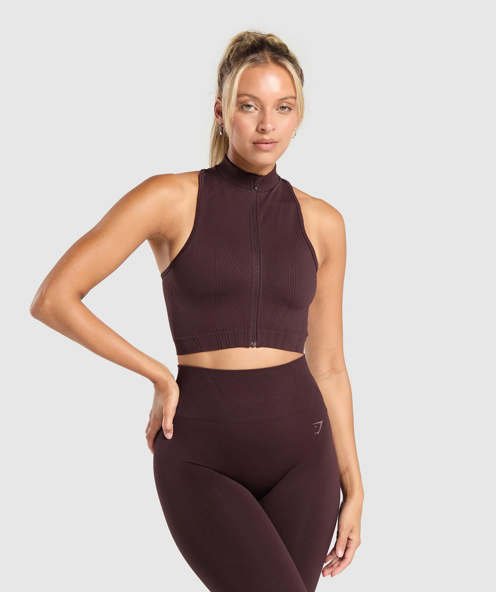 Corset Seamless Crop Tank