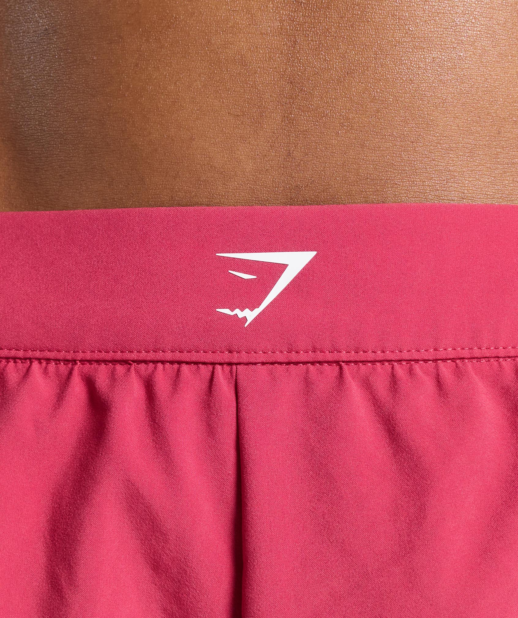 Scallop Hem Shaped Shorts