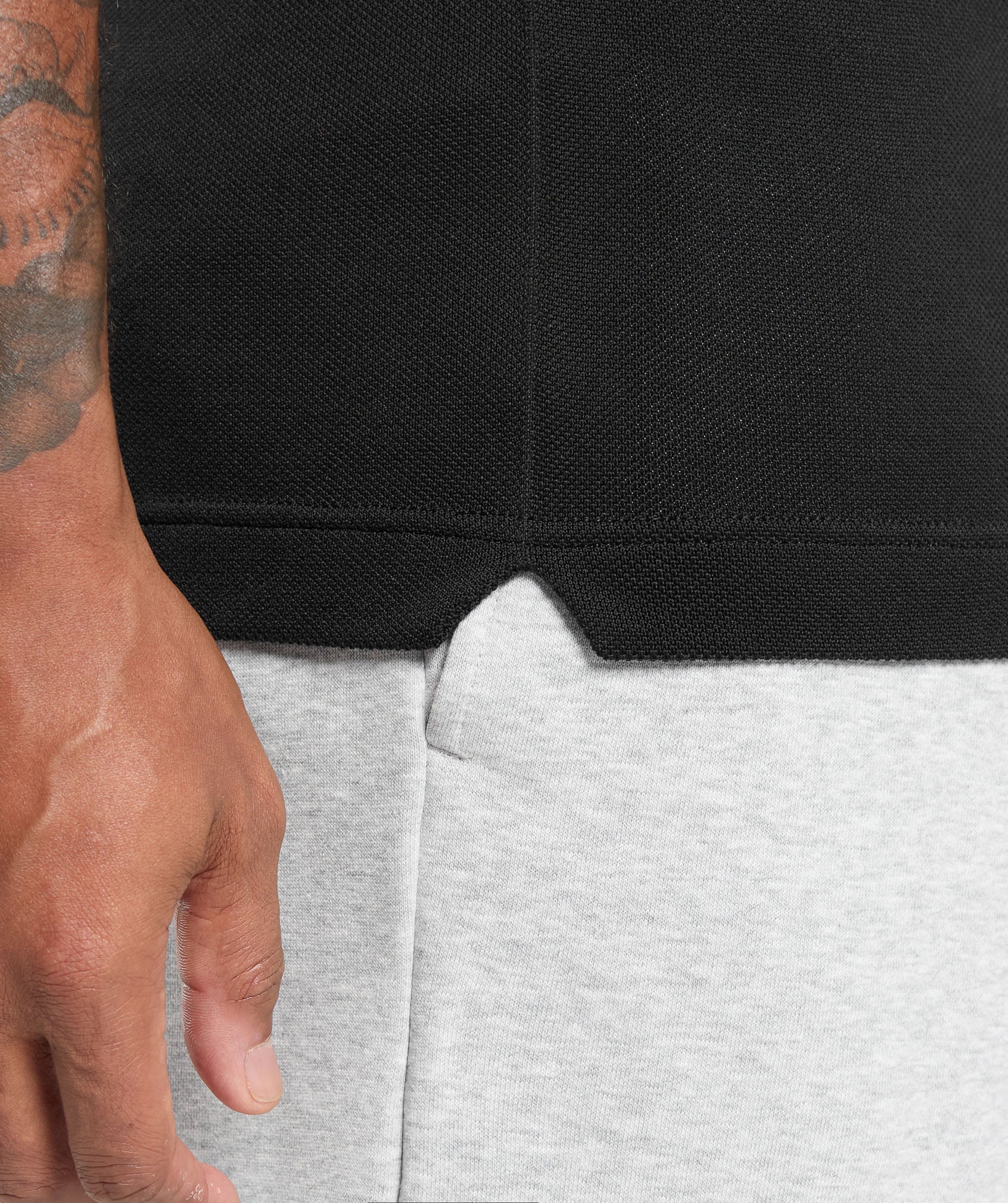 Flat Knit Polo Shirt