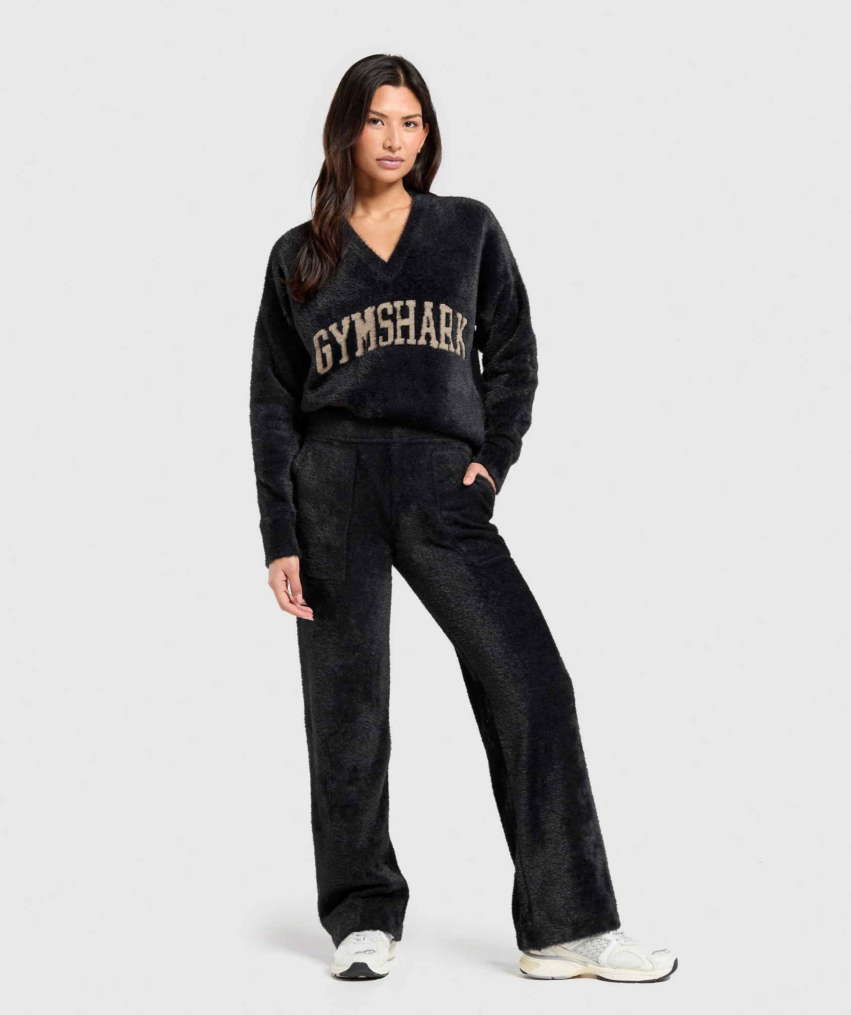 V-Neck Knitted Jumper