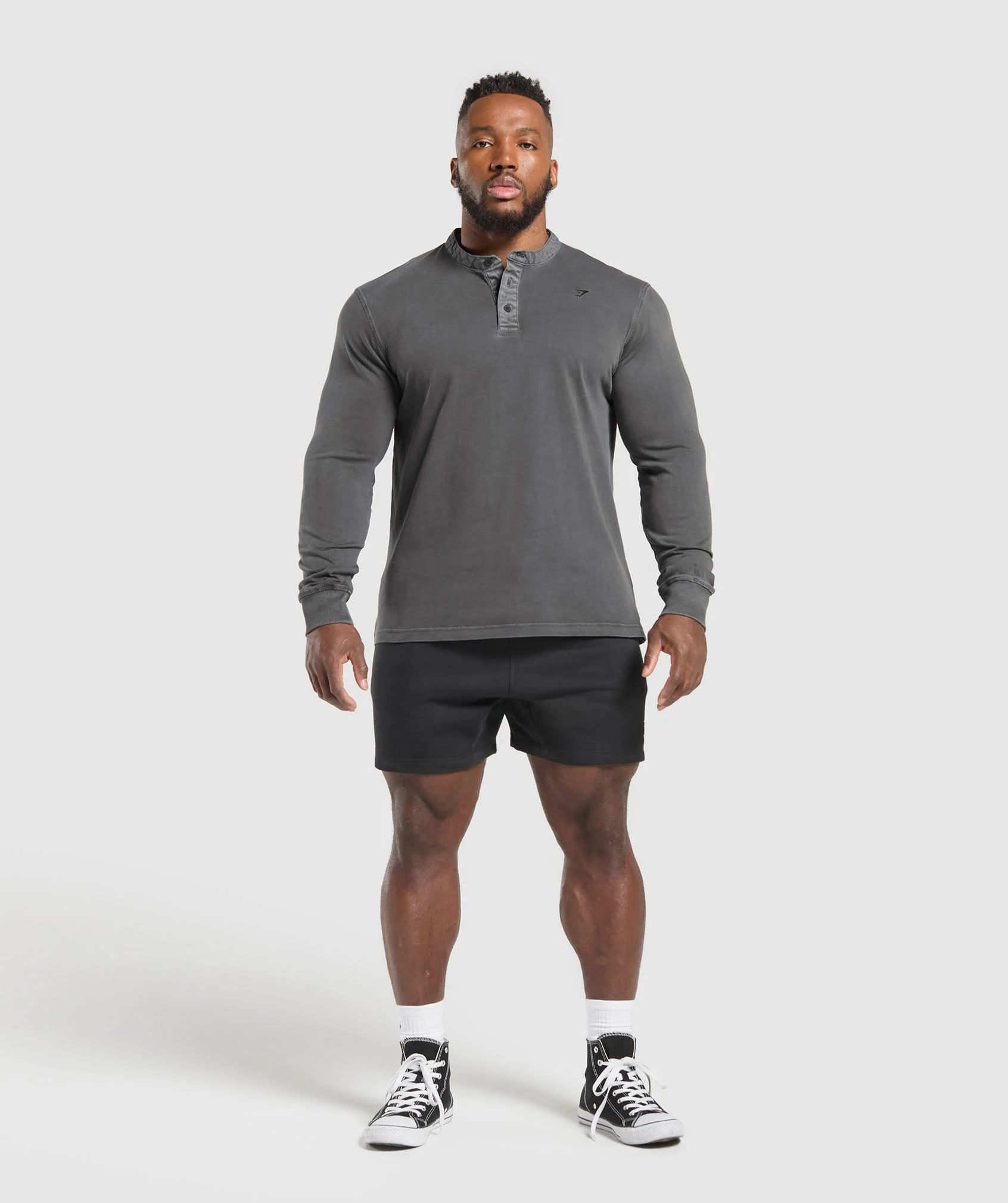 Heavyweight Woven Collar Henley