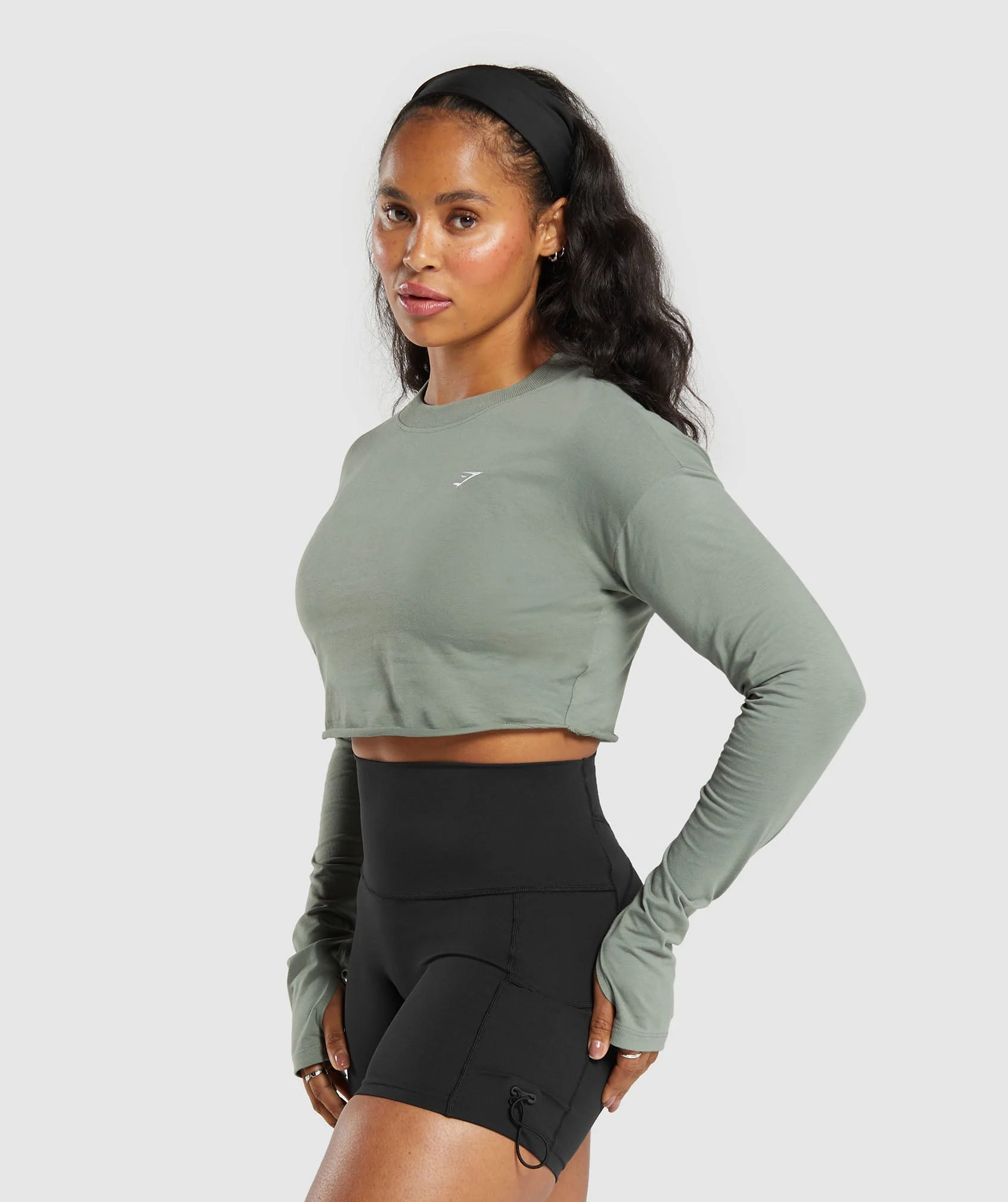 Lifting Long Sleeve Crop Top