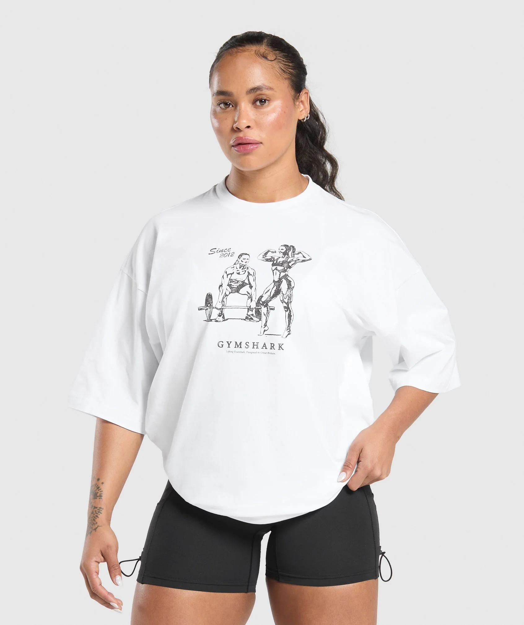 Two Strong Women Oversized T-Shirt