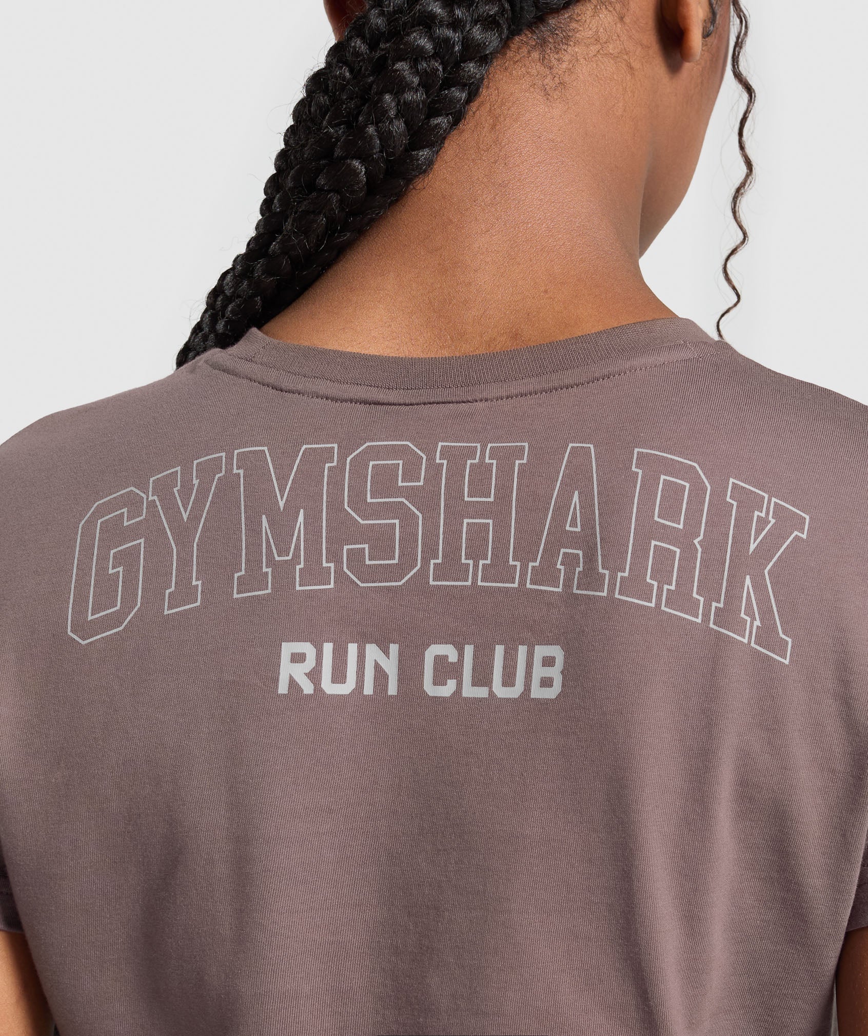 Running Graphic Crop Top