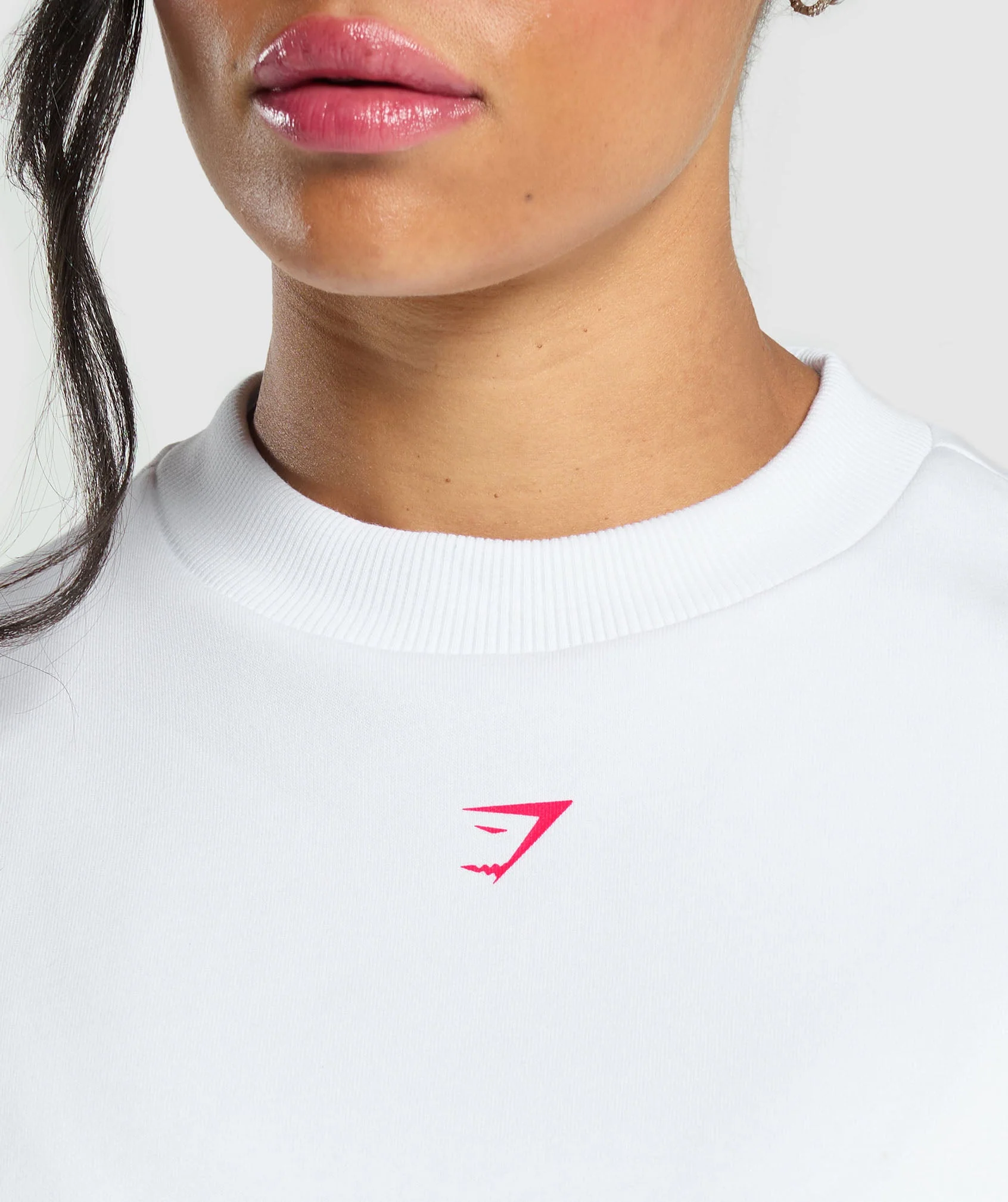 Barbell Hearts Oversized Sweatshirt