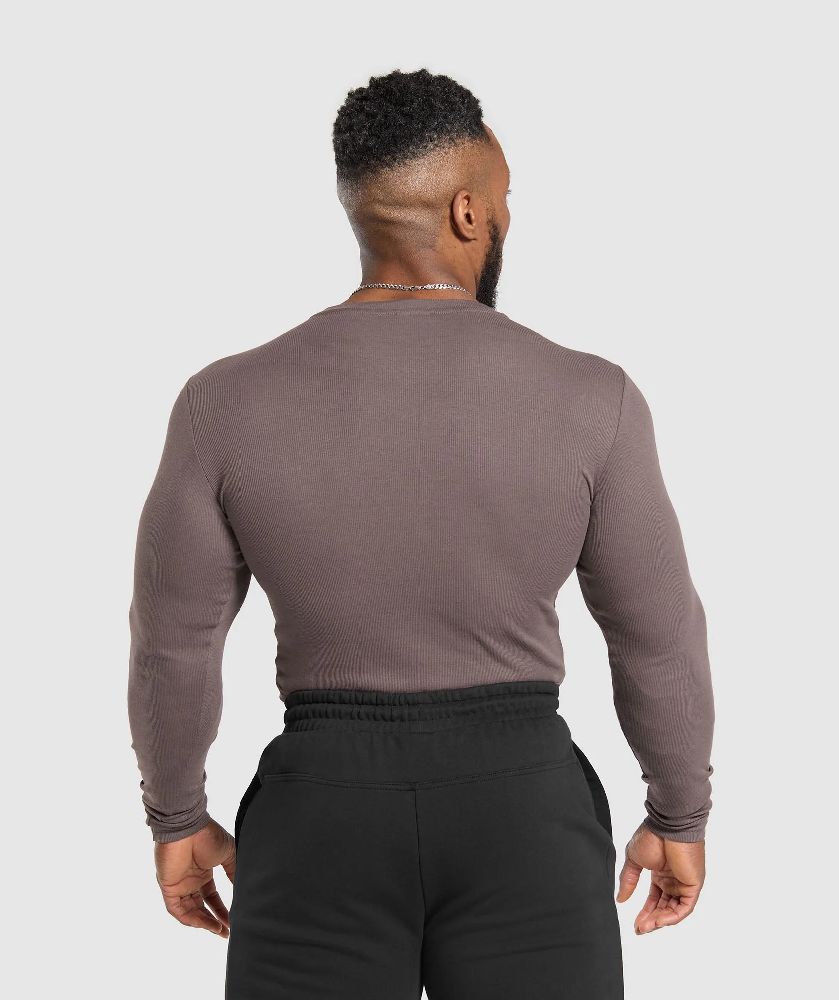 Ribbed Long Sleeve T-Shirt