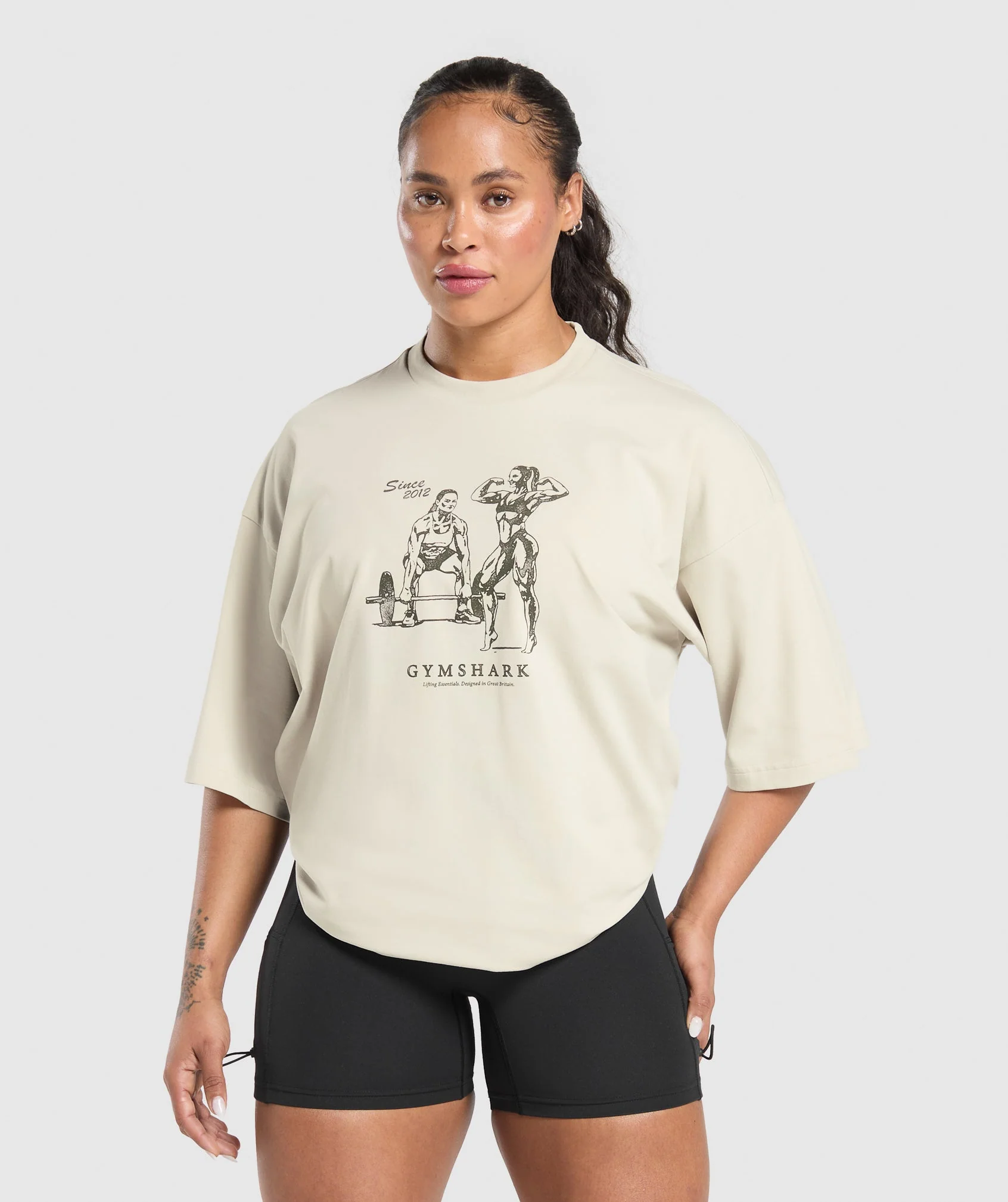 Two Strong Women Oversized T-Shirt