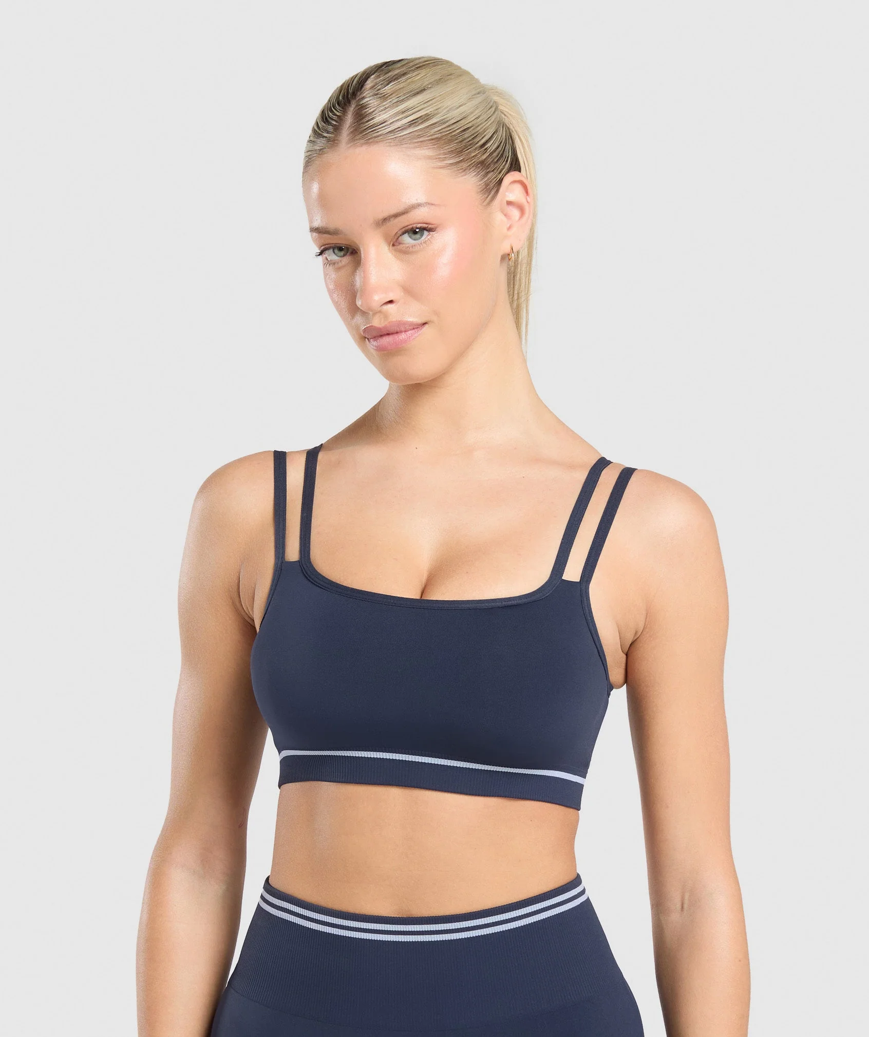 Contrast Seamless Sports Bra