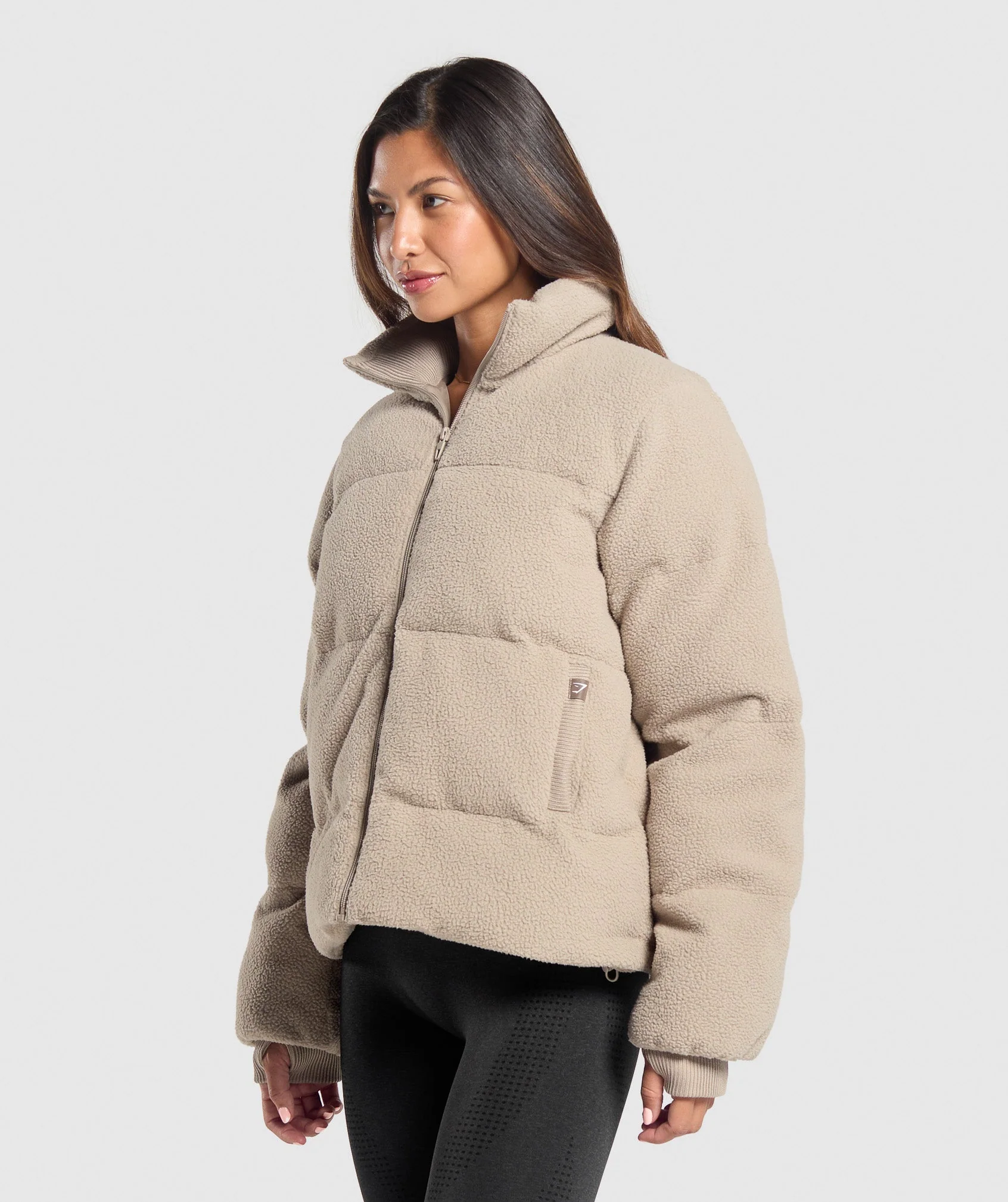 Sherpa Puffer Jacket