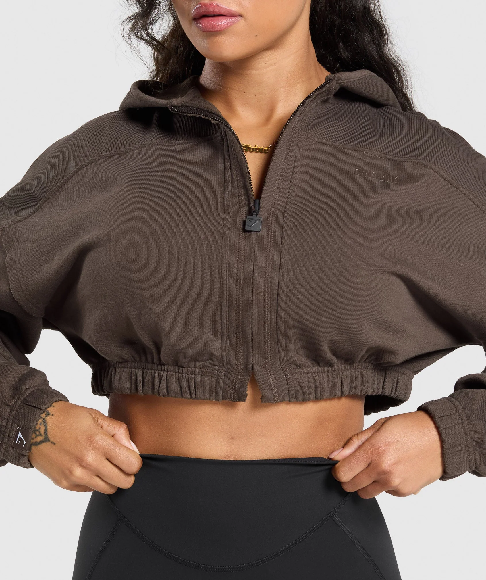 Superset Crop Zip Hoodie