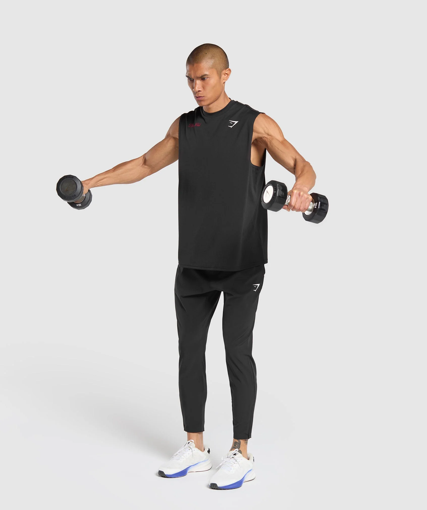 Script Graphic Cut Off Tank