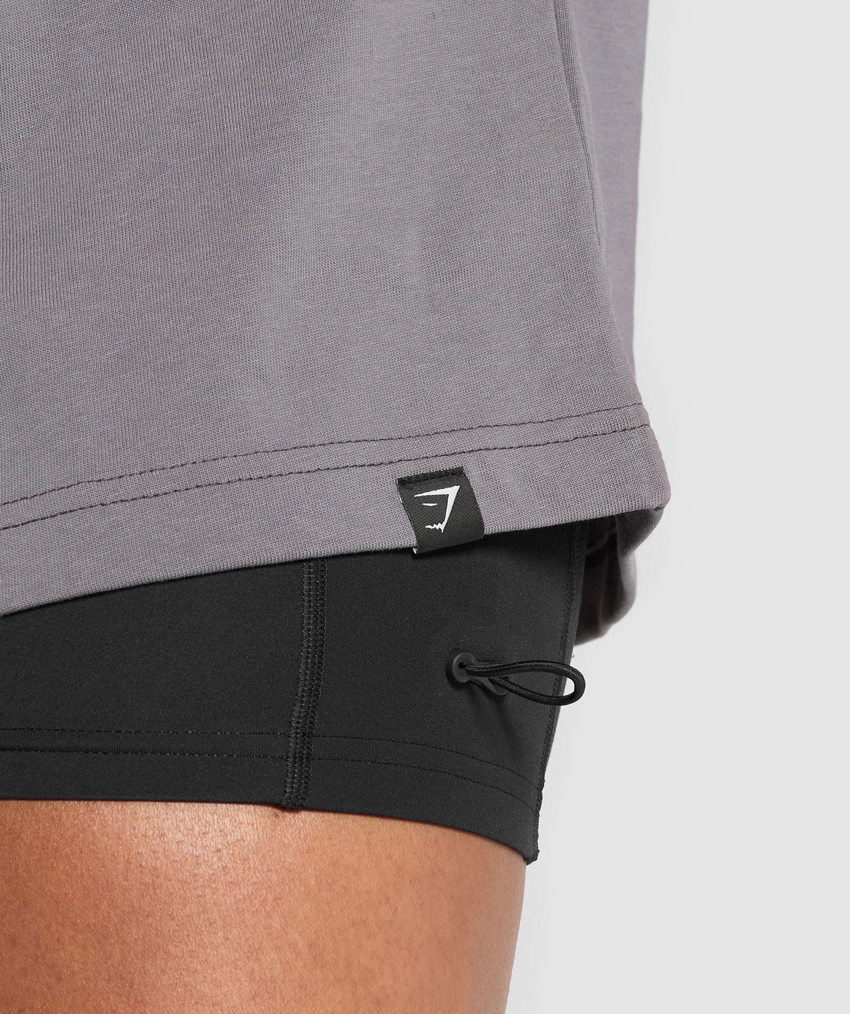 Embroidered Logo Oversized T-Shirt