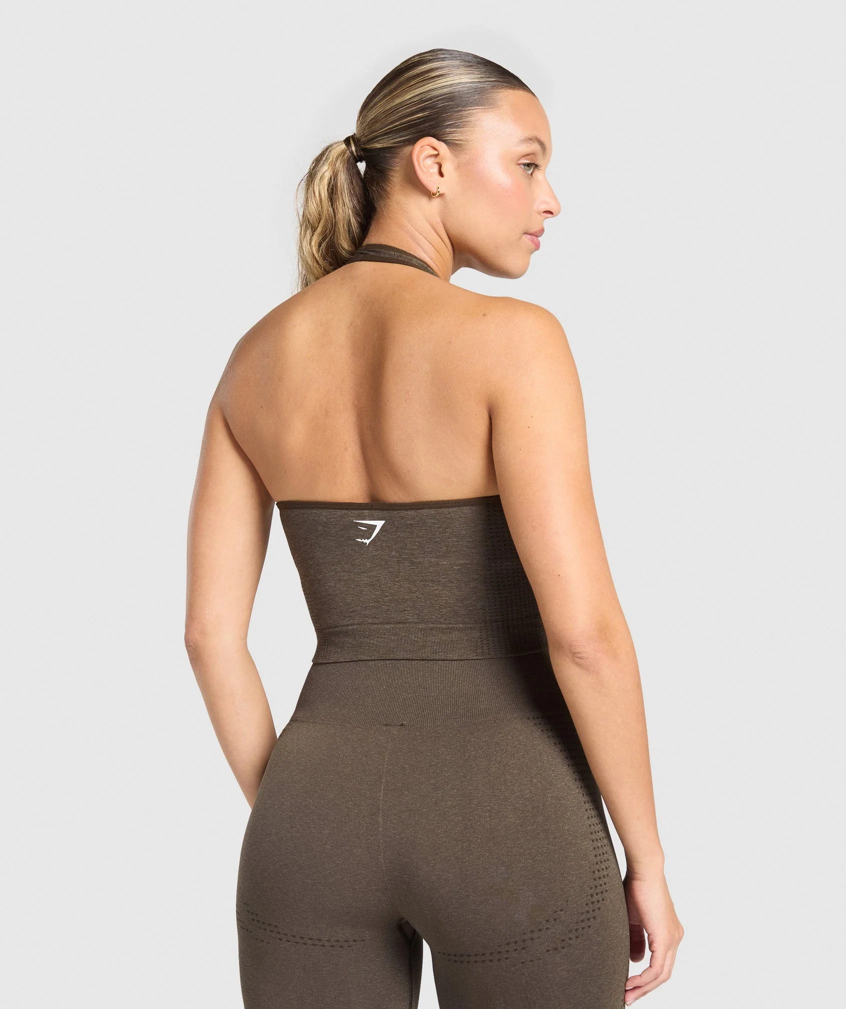Vital Seamless Halter Neck Tank With Shelf
