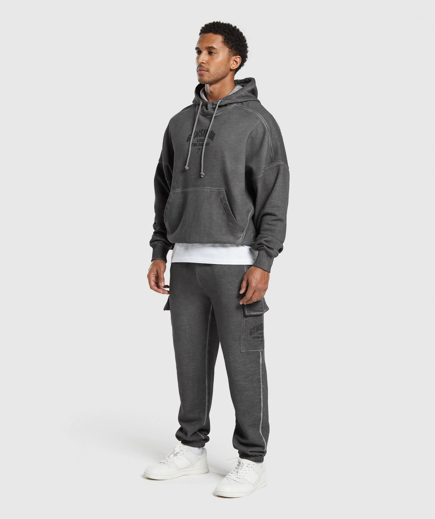 Heavyweight Washed Cargo Joggers