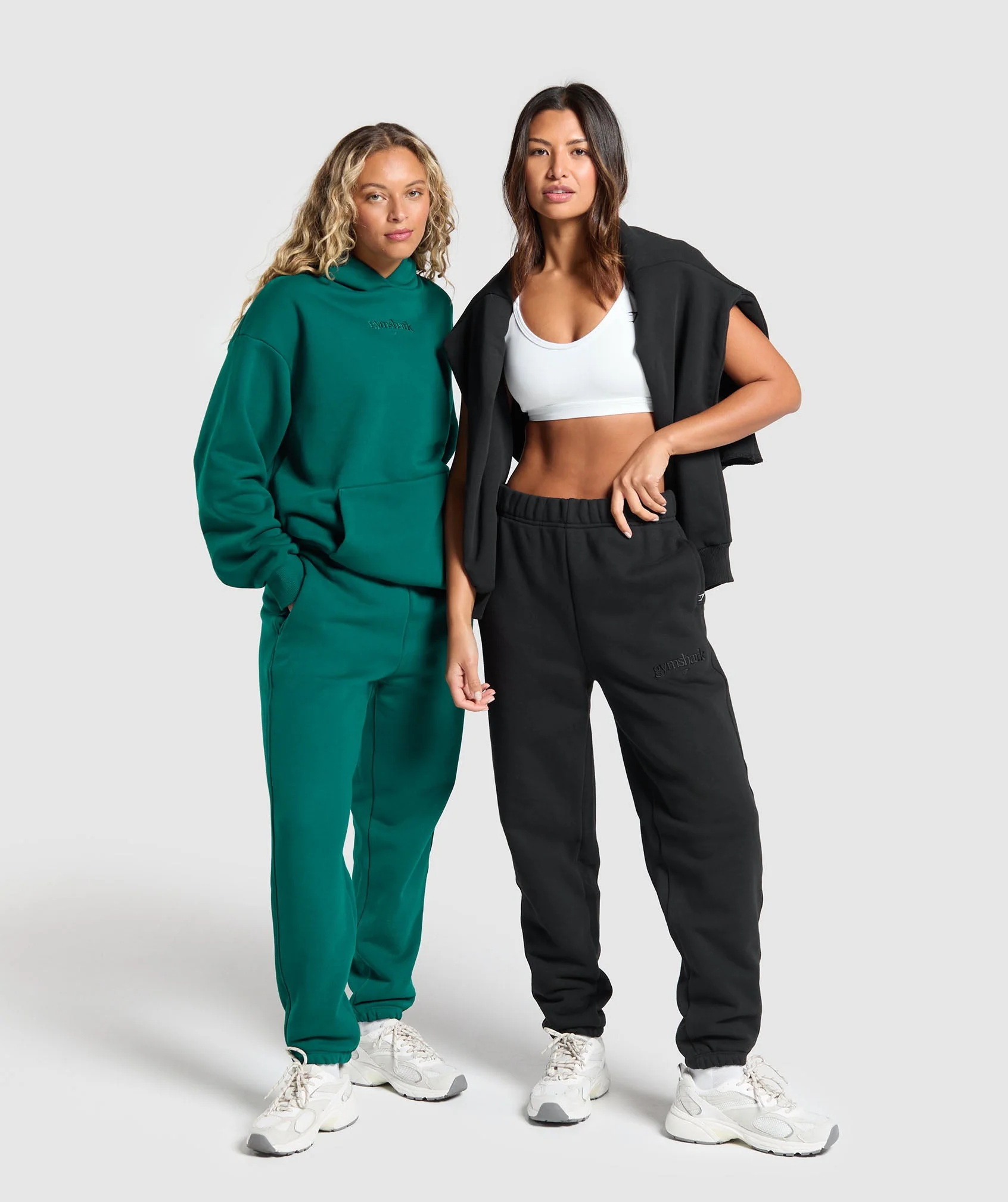 Embroidered Logo Oversized Joggers