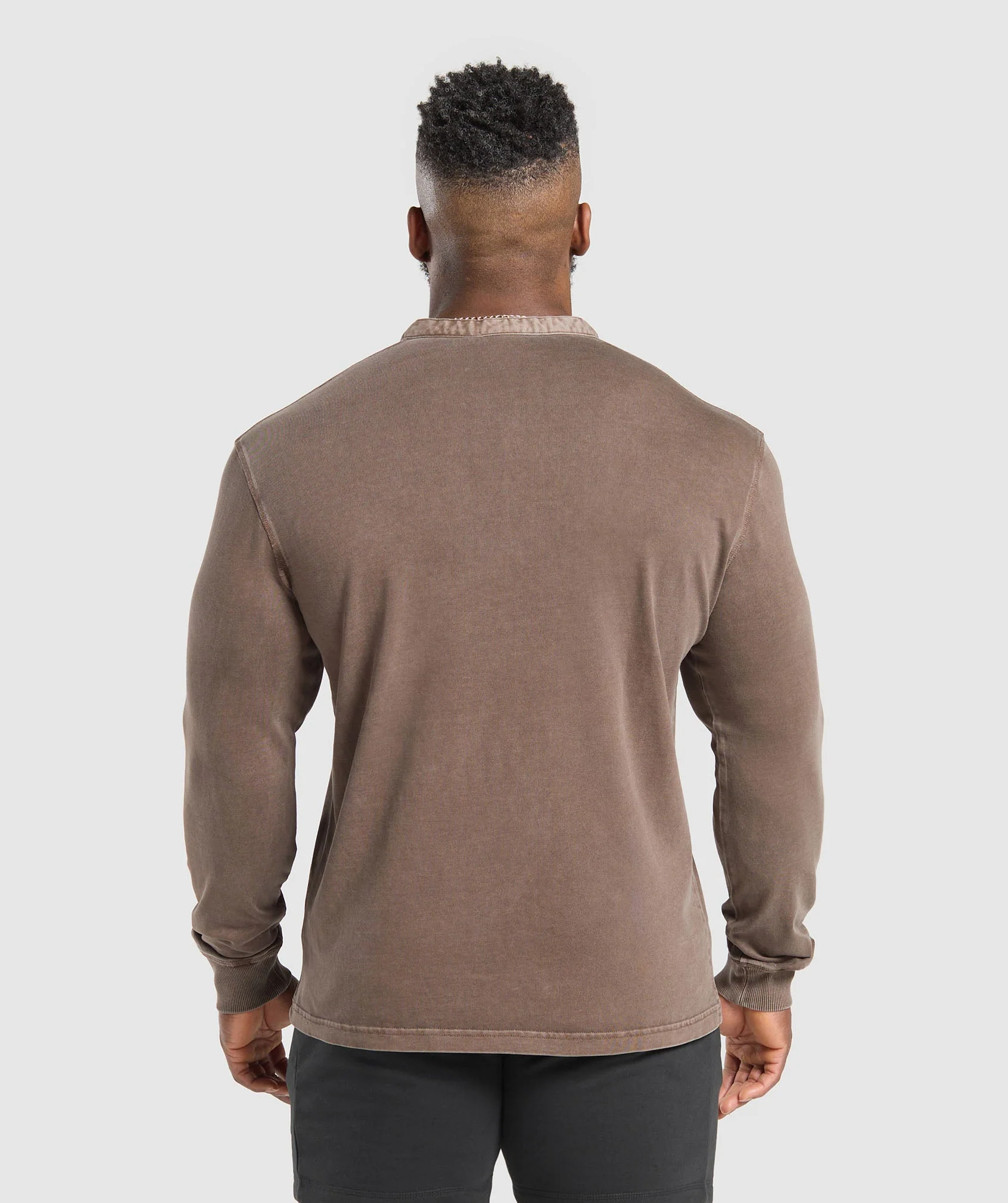 Heavyweight Woven Collar Henley