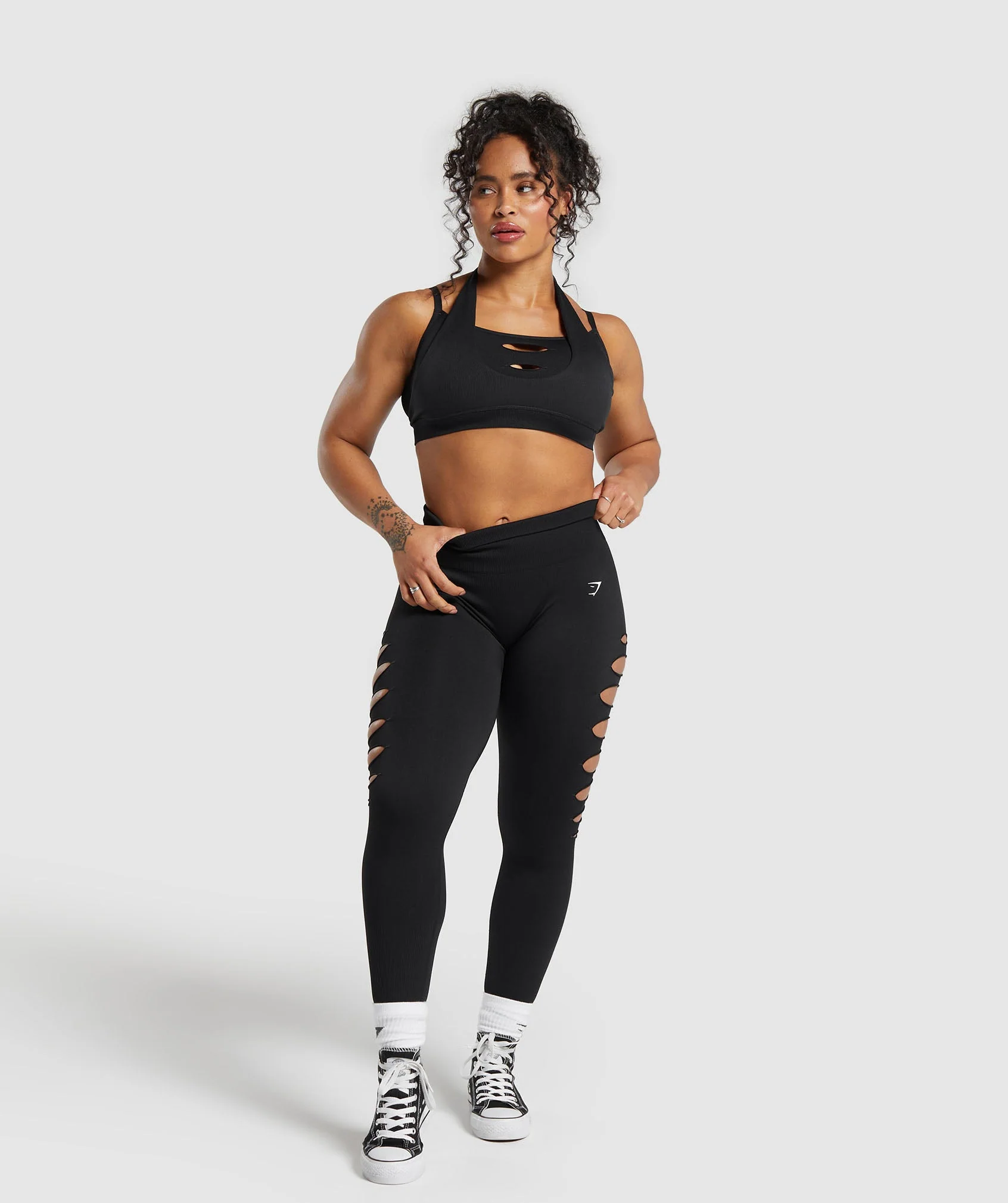 Gains Seamless Ripped Leggings