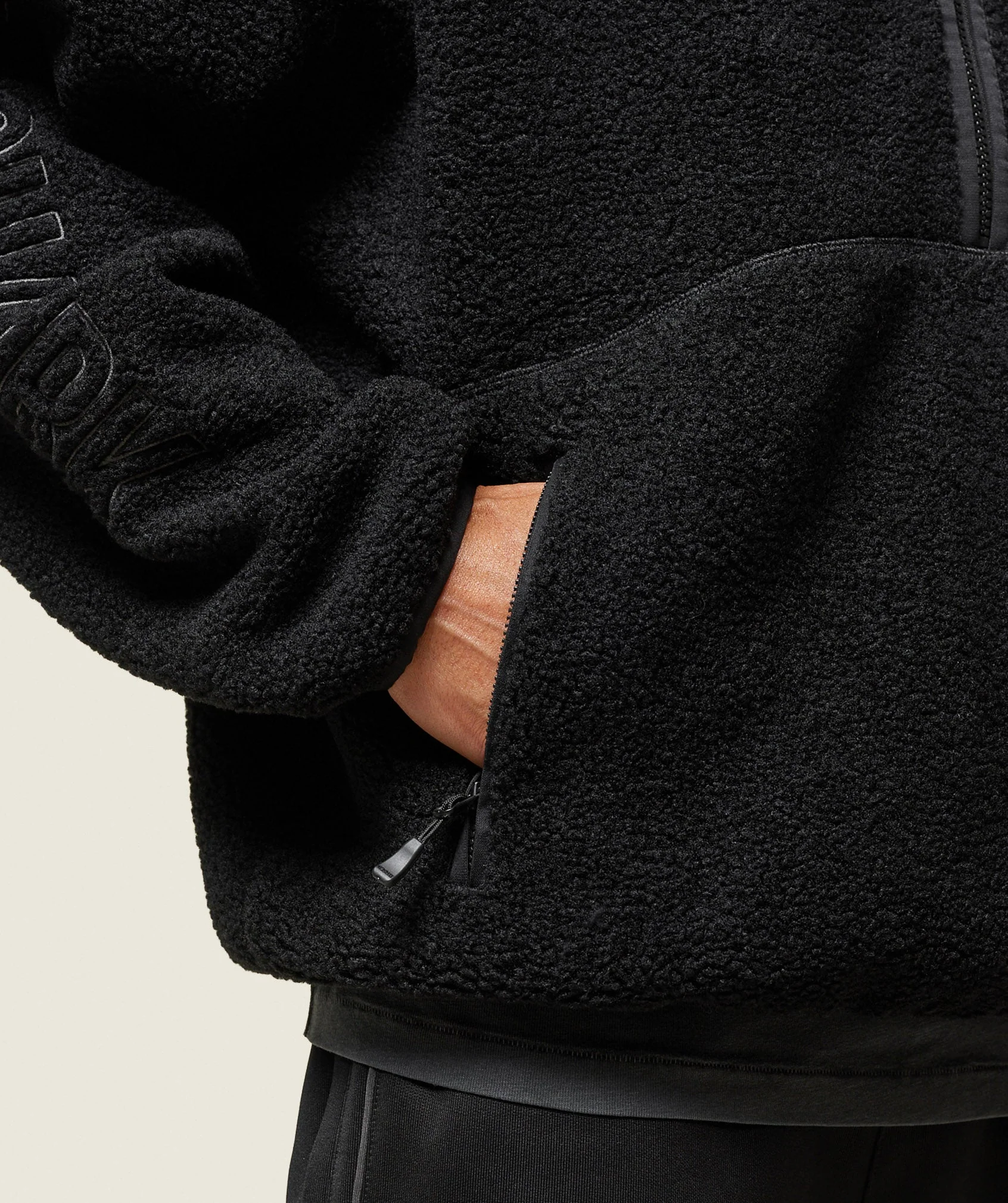 everywear Half Zip Sherpa Jacket