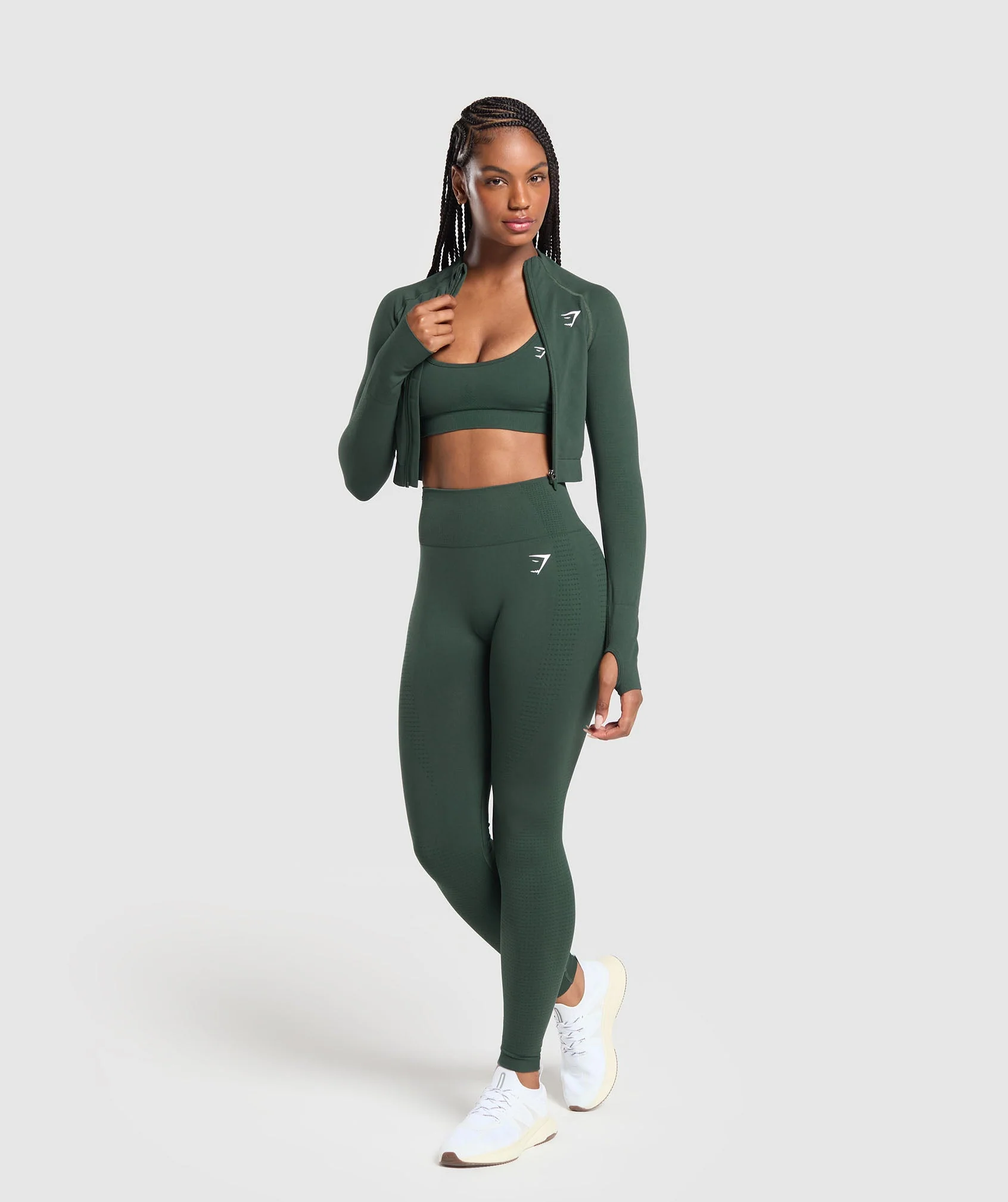 Vital Seamless 2.0 Midi Zip Up Jacket
