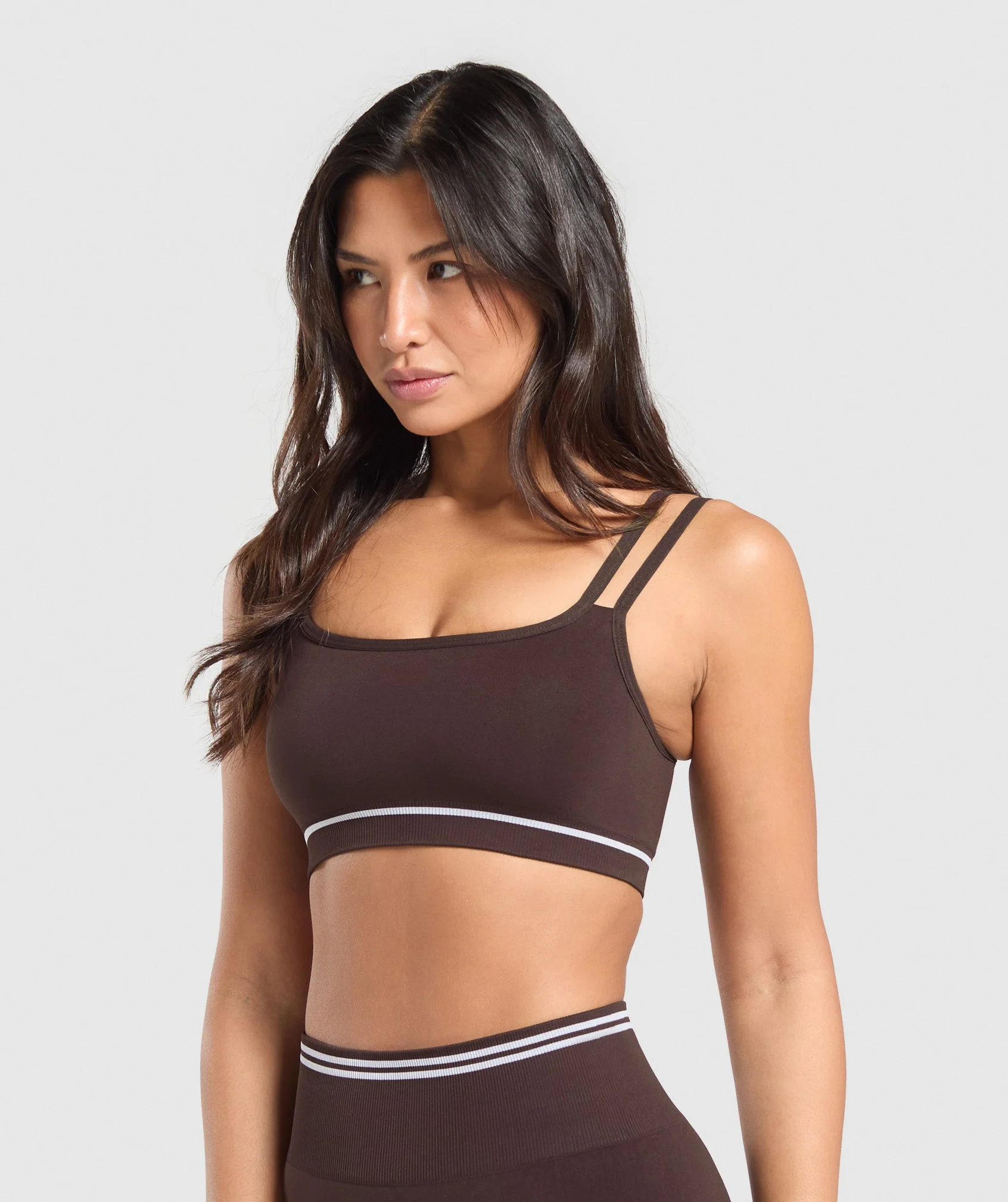 Contrast Seamless Sports Bra