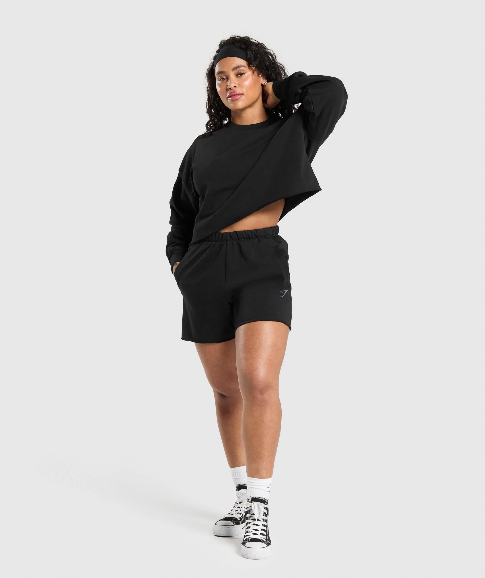 Lifting Graphic Midi Sweatshirt