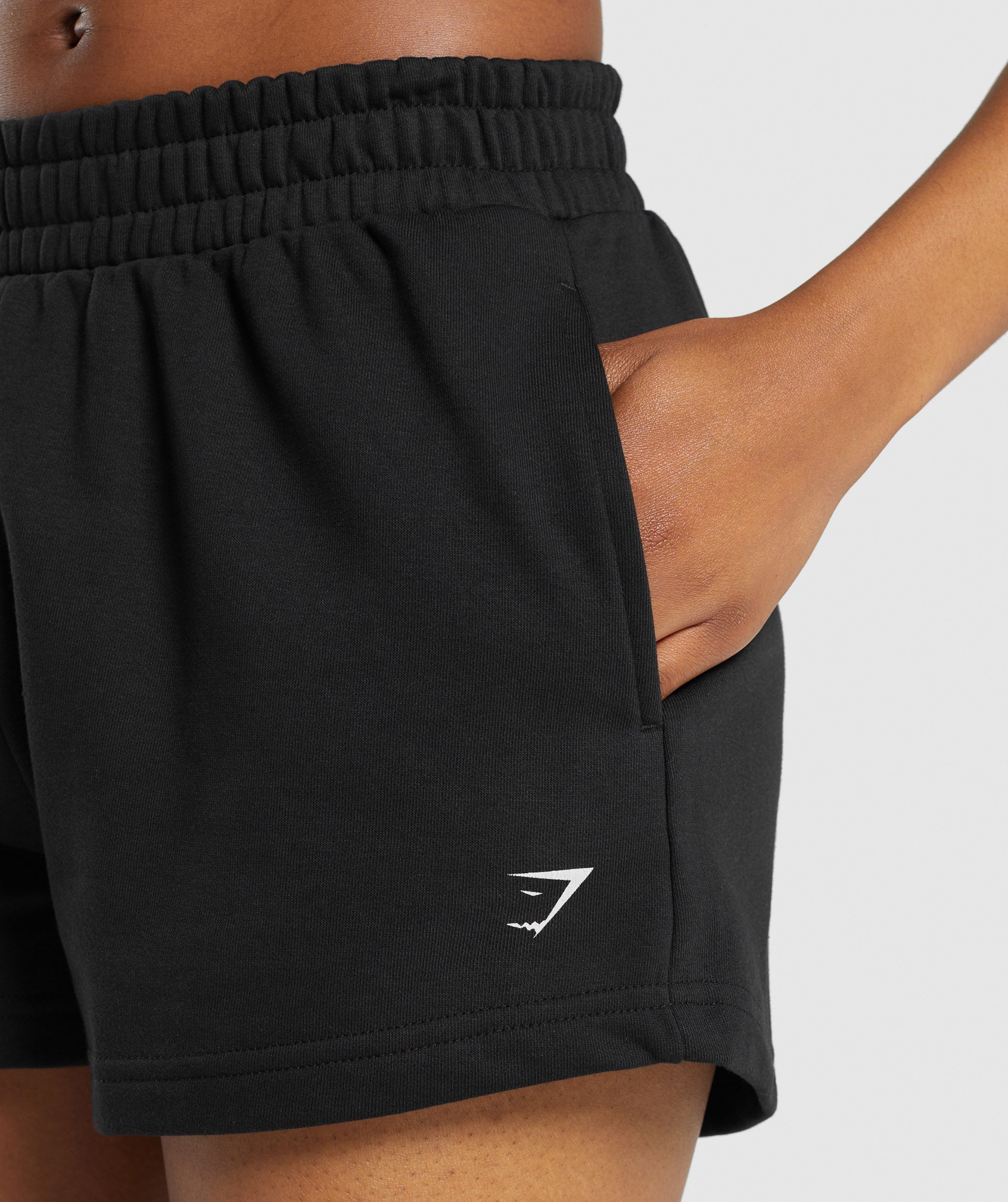 Care Label Graphic Brushed Shorts