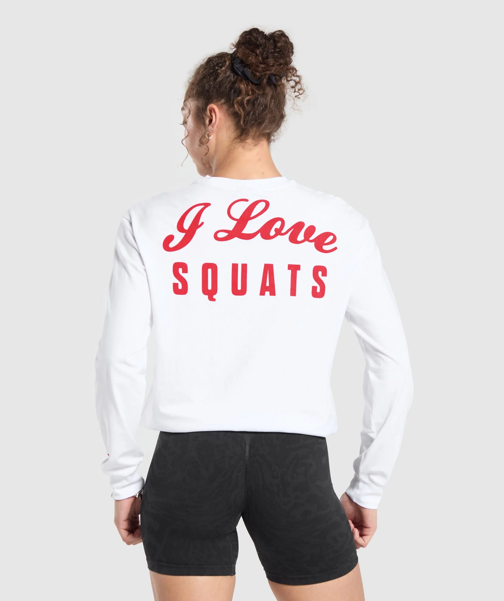 I Love Squats Long Sleeve Skater