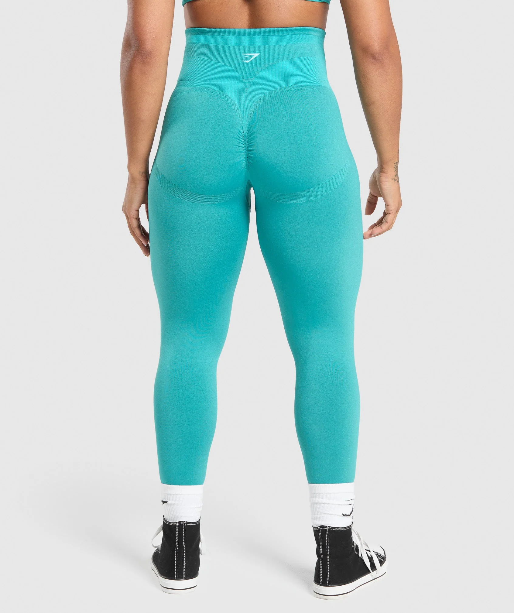 Glute Boost Seamless Leggings- Bondi Teal/Artificial Teal