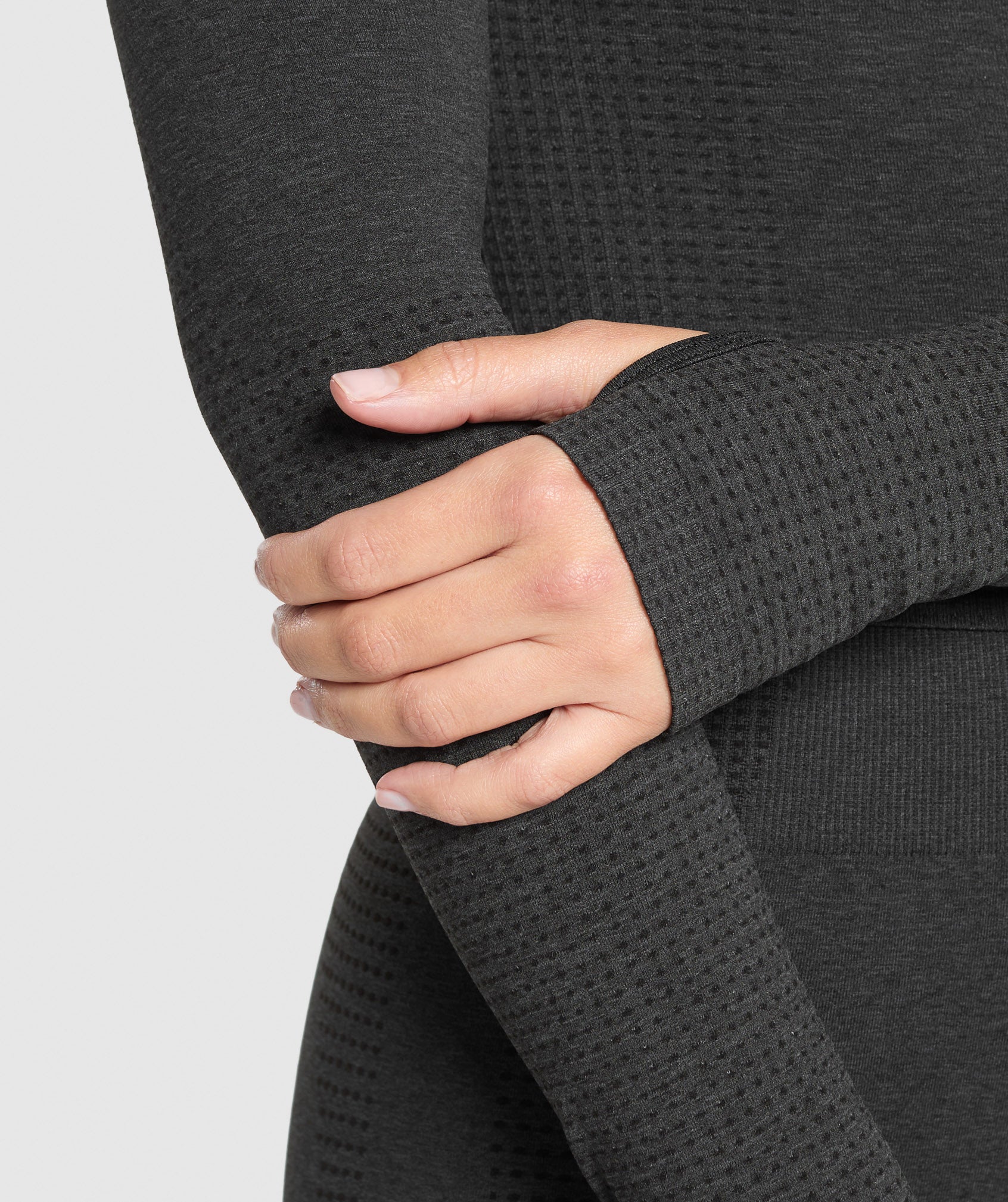 Vital Seamless Long Sleeve Cut Out Top