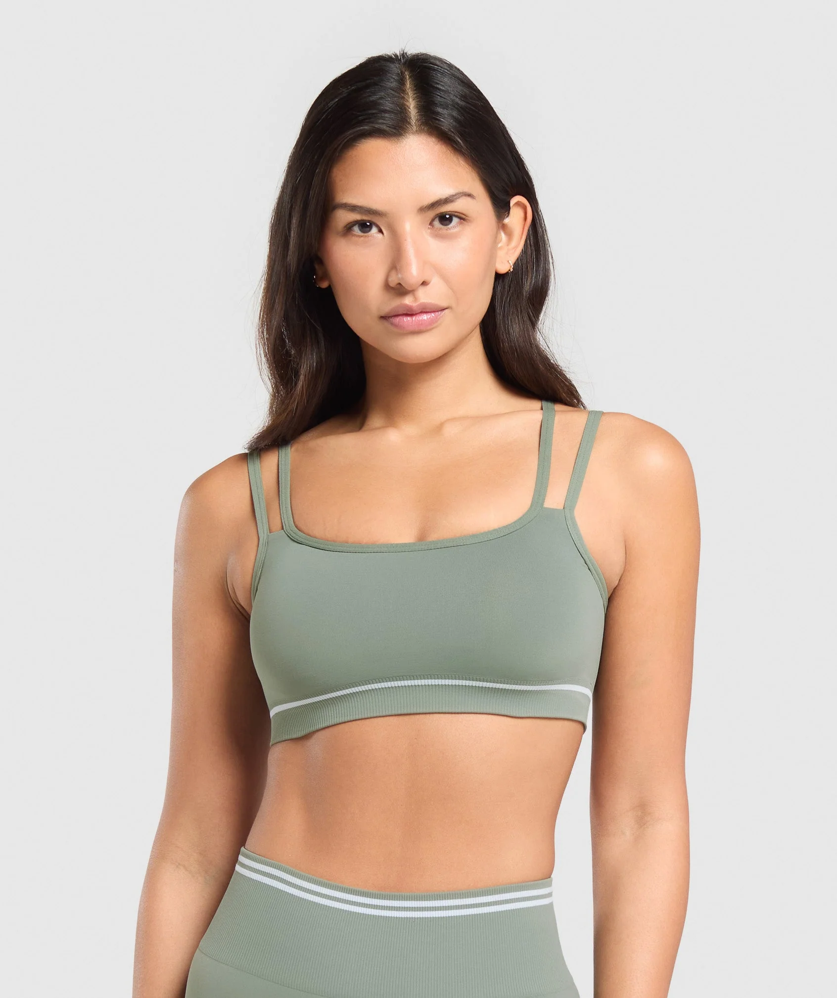 Contrast Seamless Sports Bra