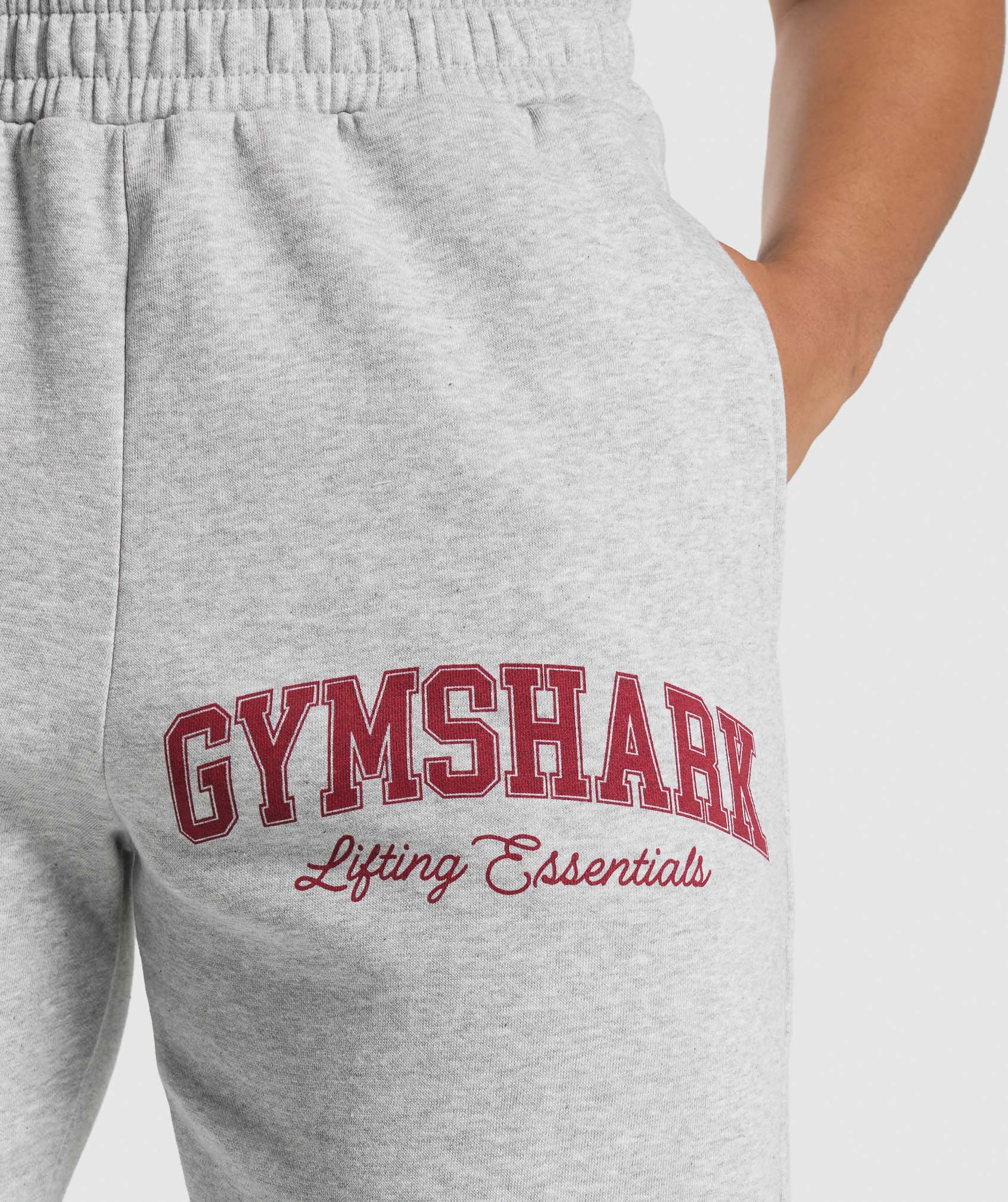 Lifting Essentials Graphic Brushed Oversized Joggers