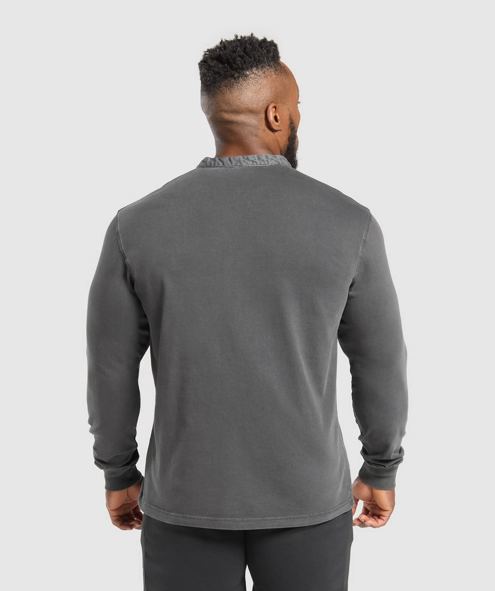 Heavyweight Woven Collar Henley