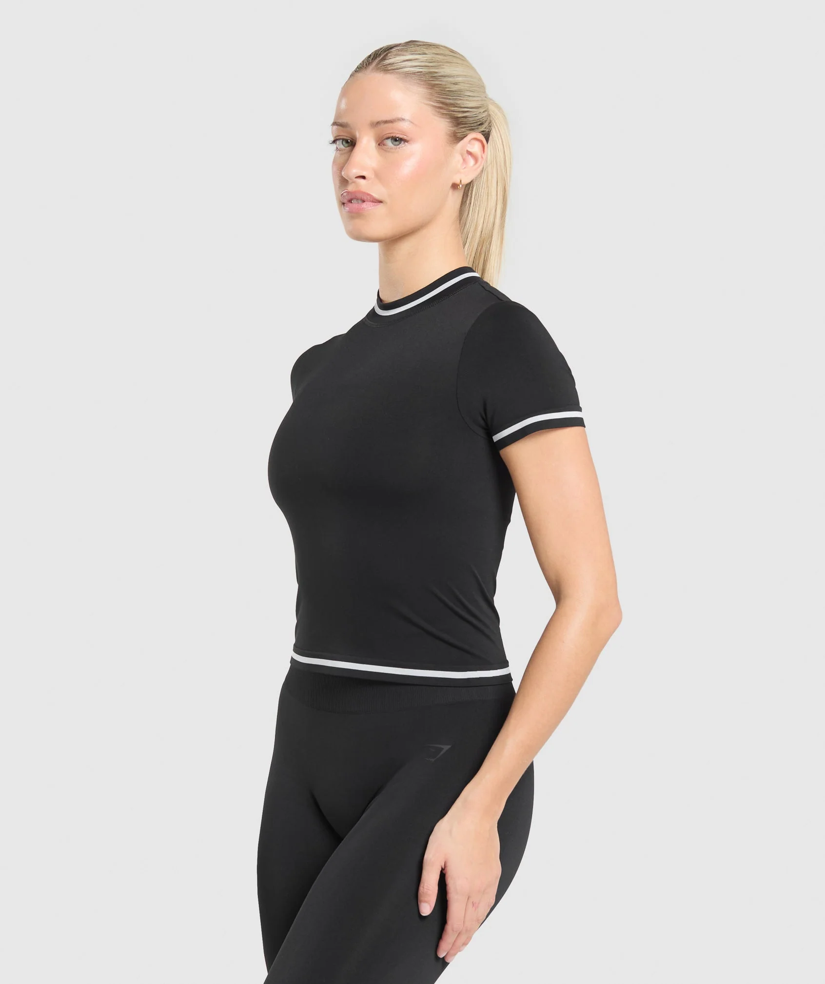 Contrast Seamless Midi Tee