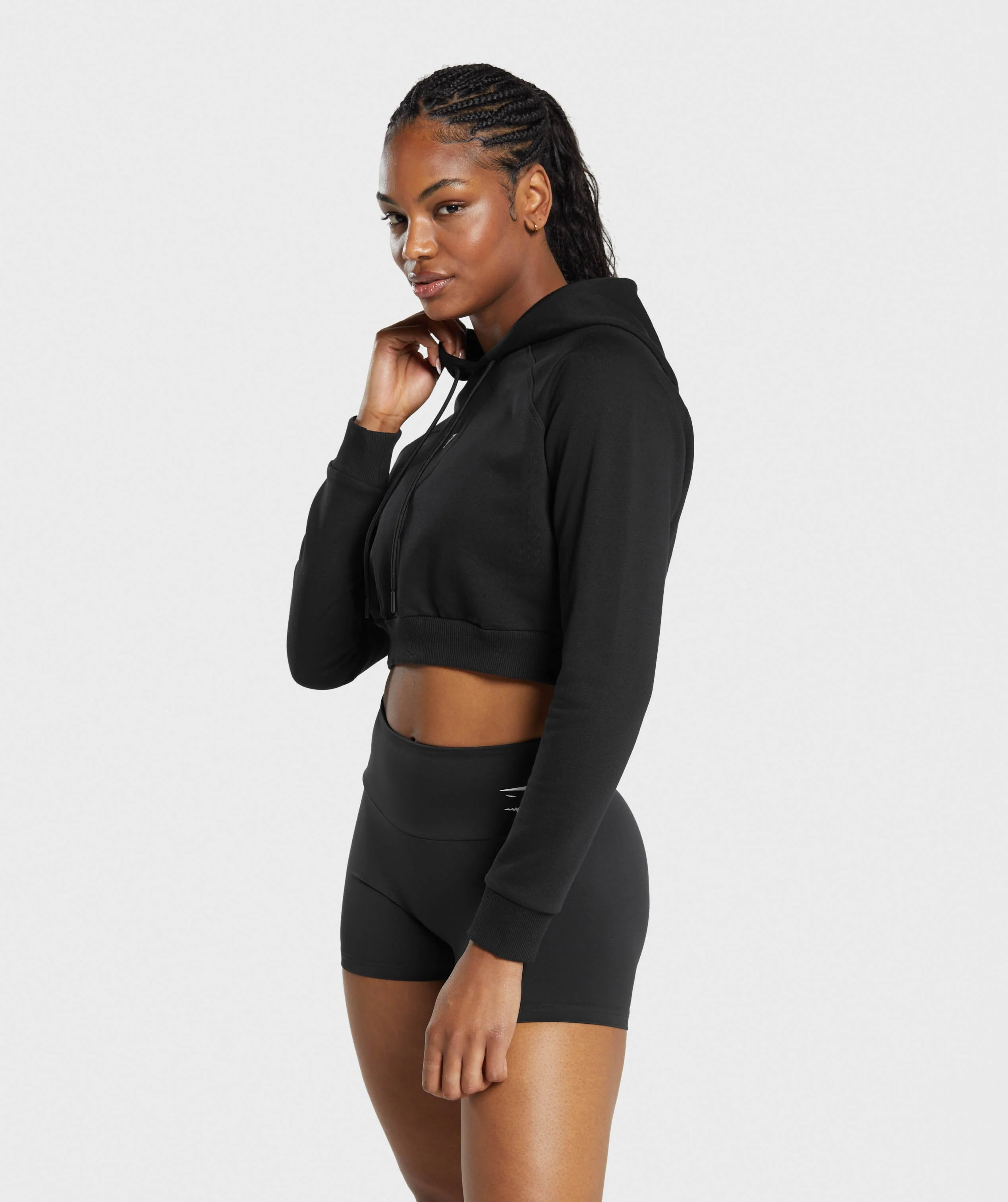 Training Fleece Cropped Hoodie