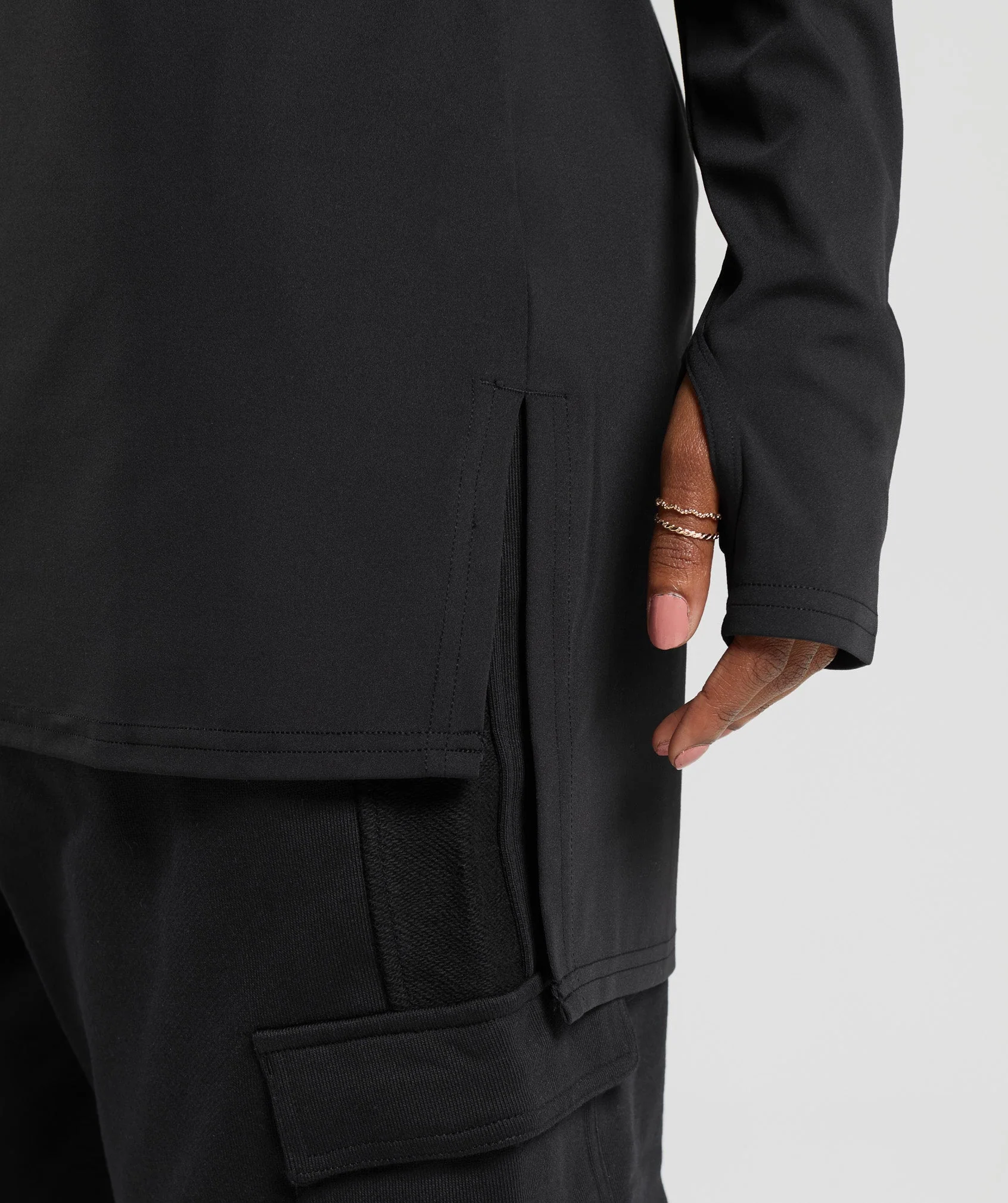 Long Line Long Sleeve Top