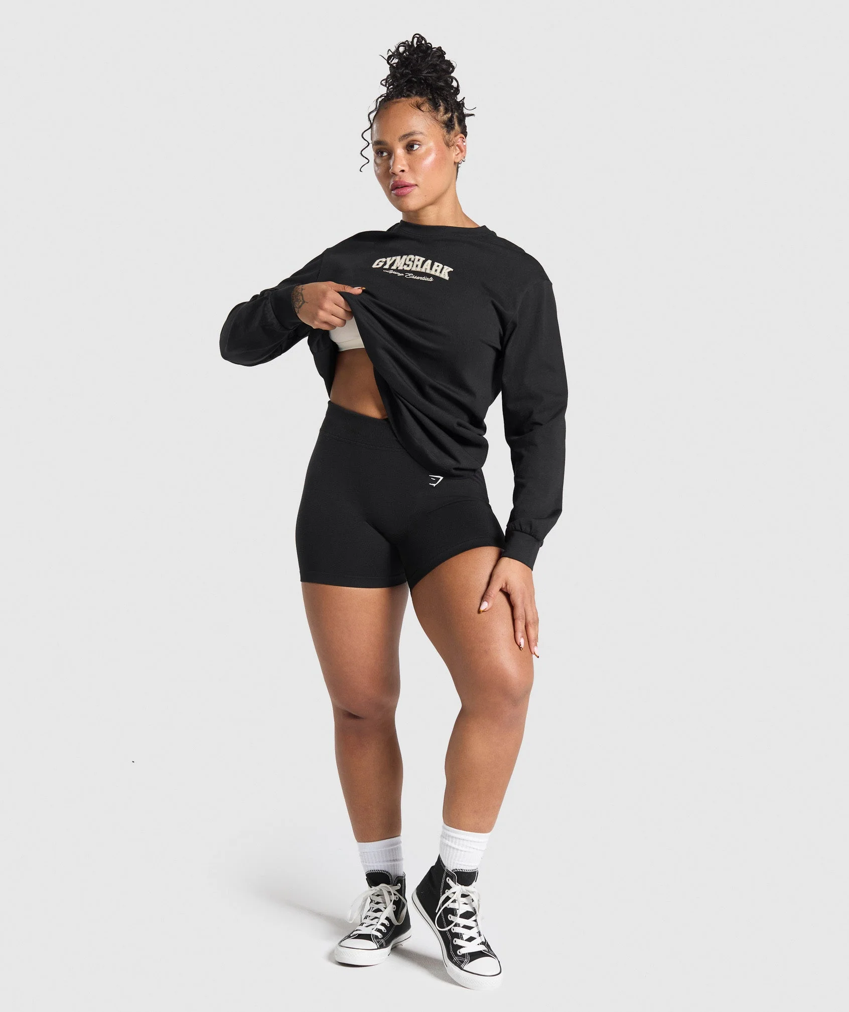 Lifting Essentials Graphic Long Sleeve Top