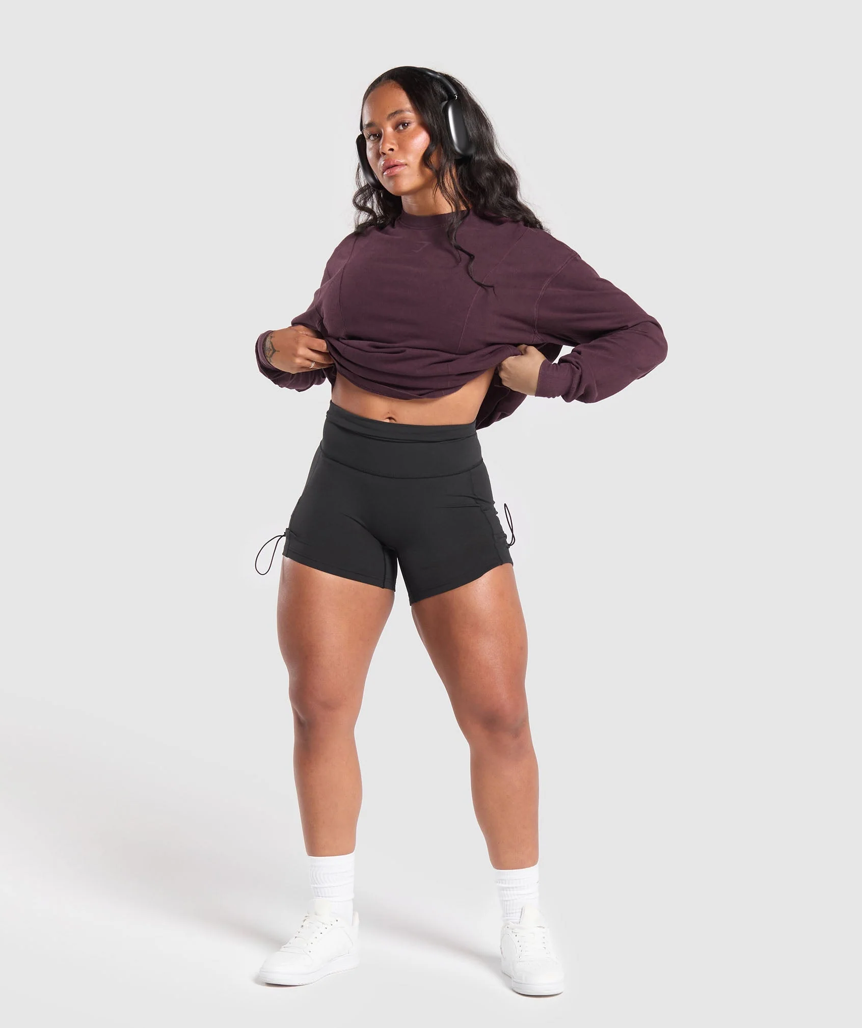 Power Oversized Long Sleeve Top