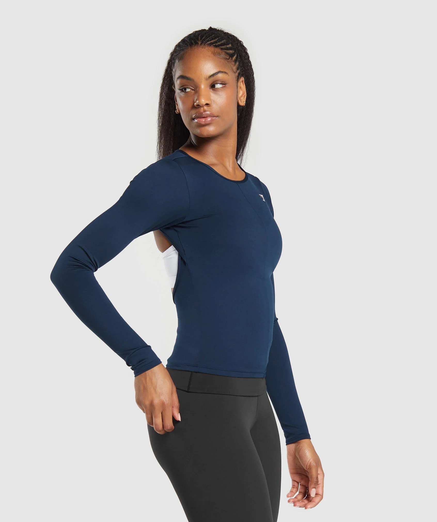 Everyday Open Back Long Sleeve Top