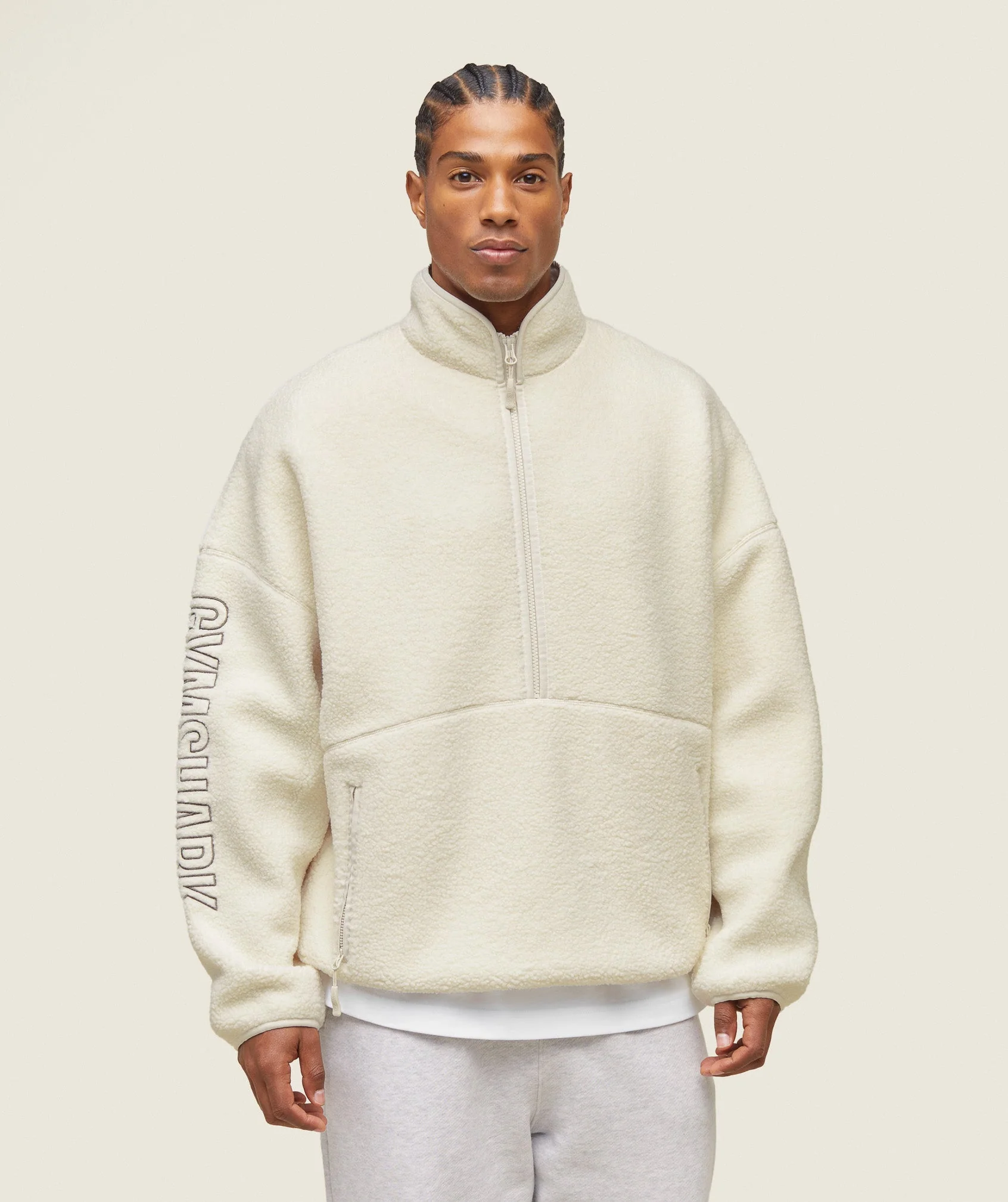 everywear Half Zip Sherpa Jacket