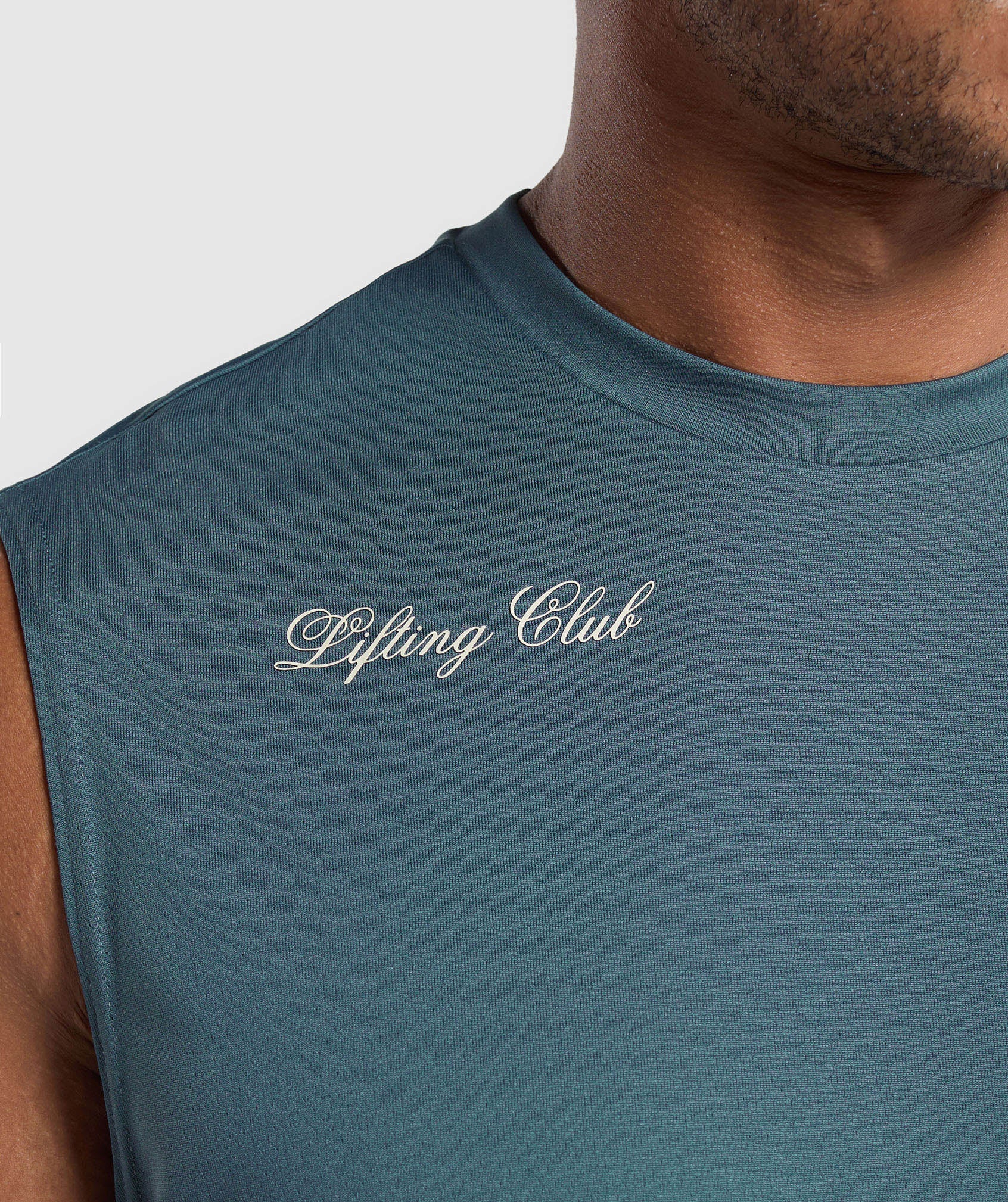 Script Graphic Cut Off Tank