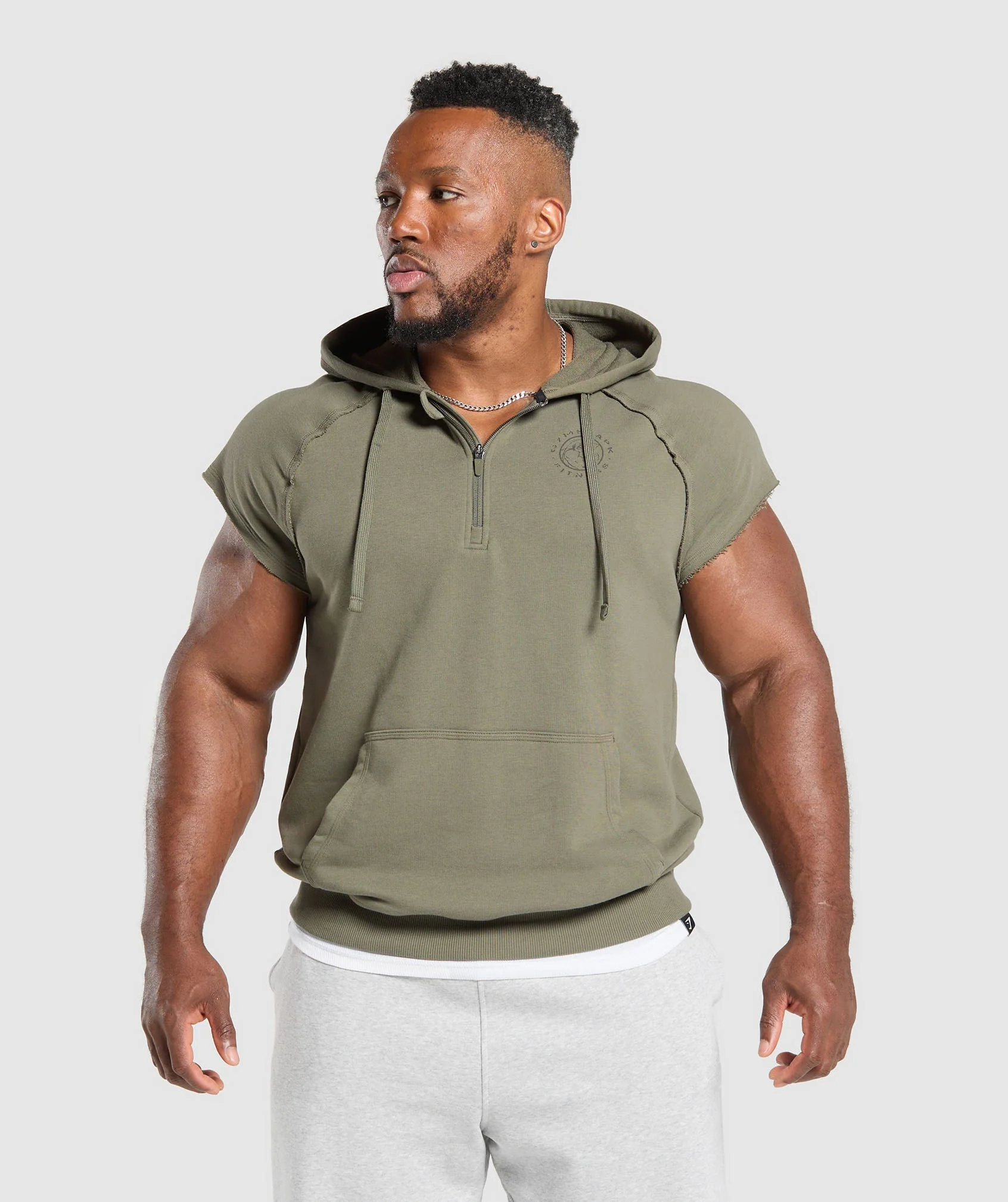 Legacy 1/4 Zip Cap Sleeve Hoodie