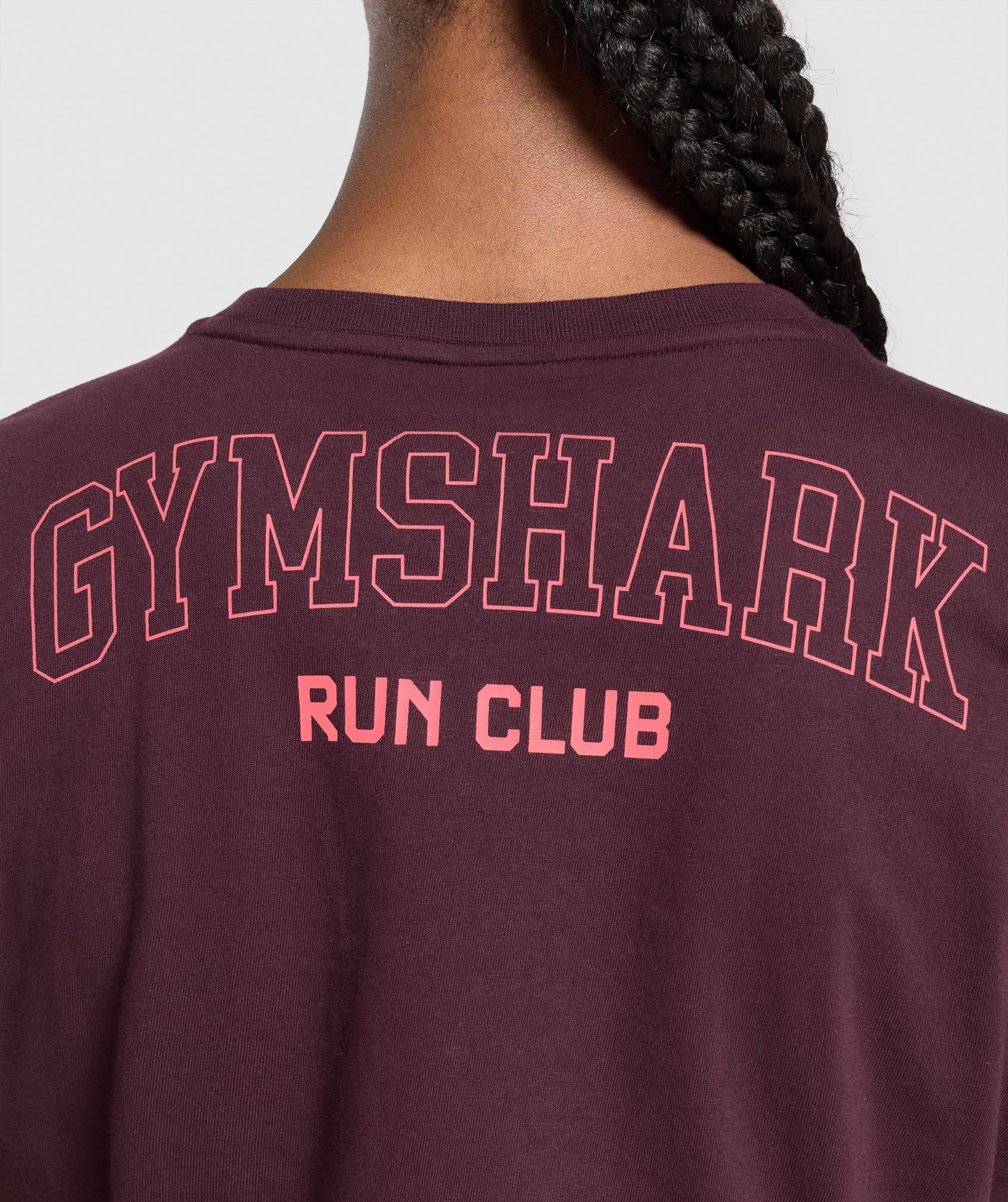 Running Graphic Crop Top