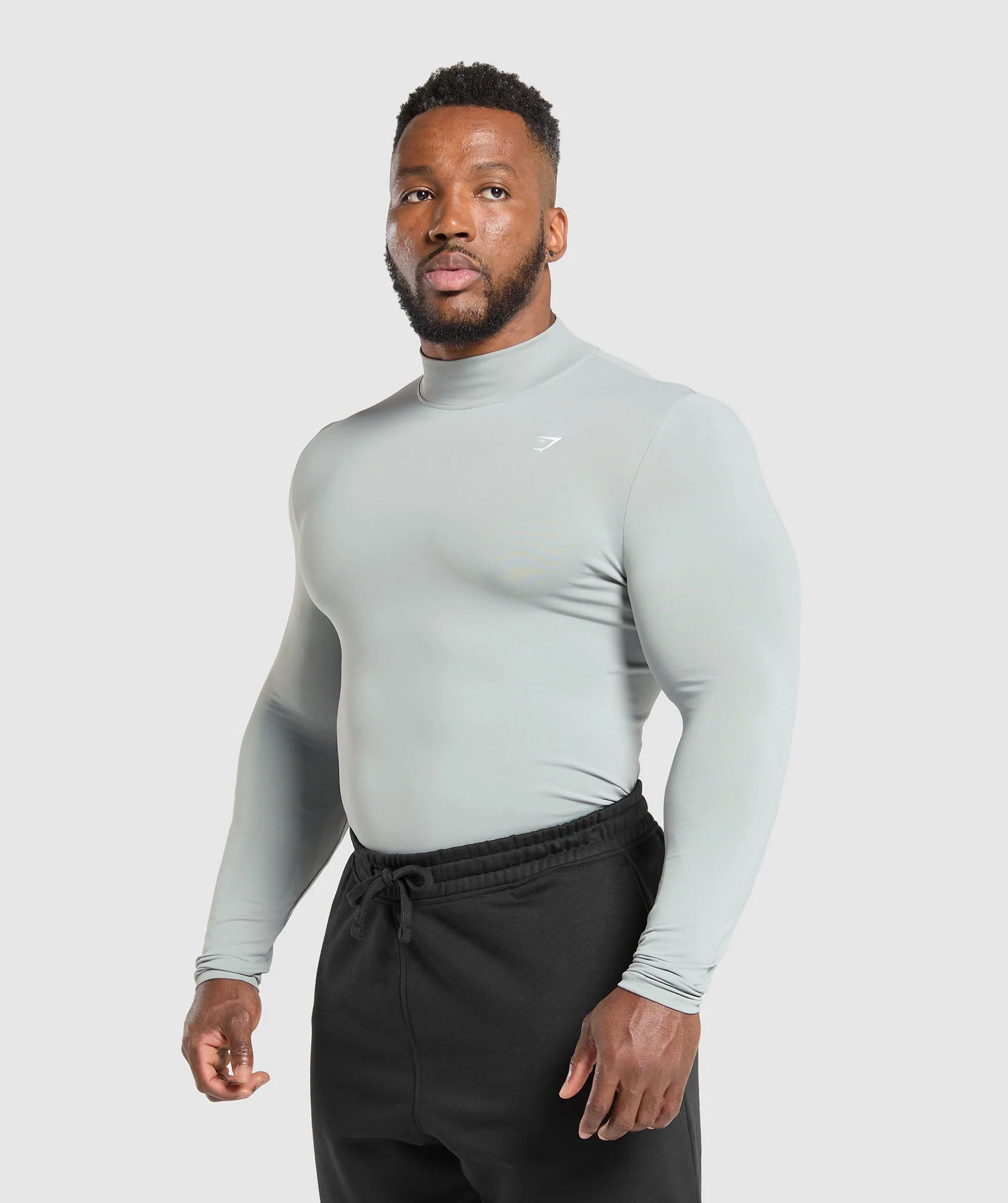 Everyday Seamless Mock Long Sleeve T-Shirt