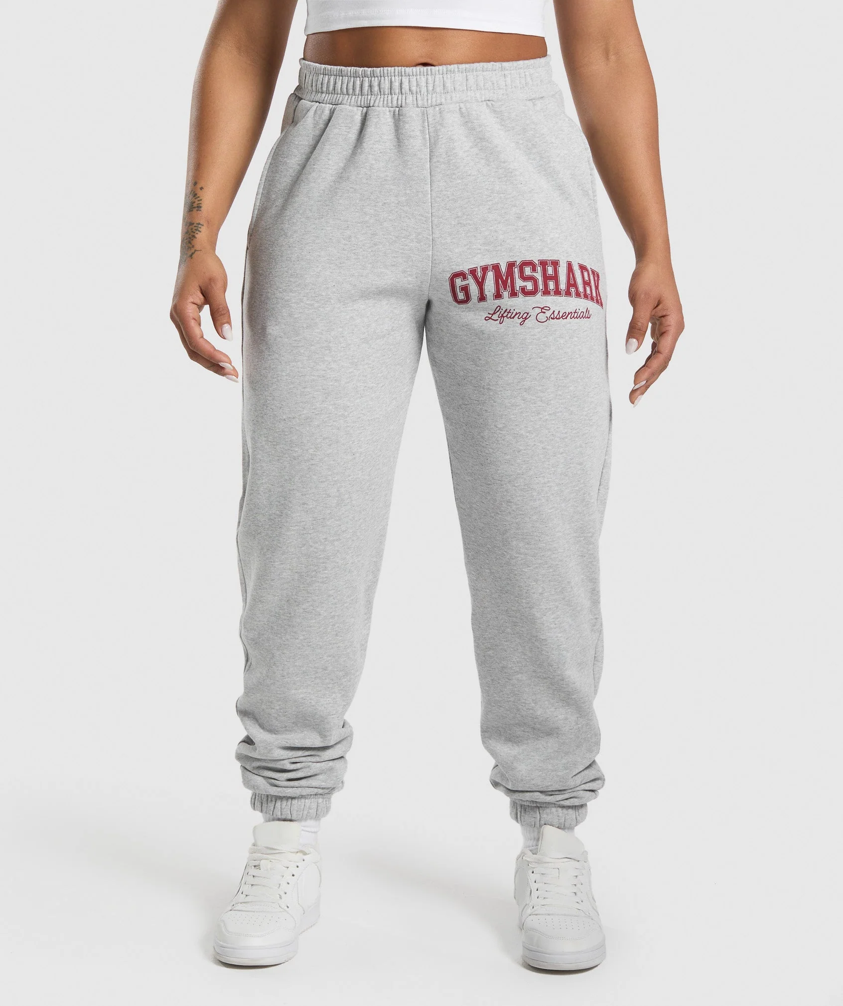 Lifting Essentials Graphic Brushed Oversized Joggers