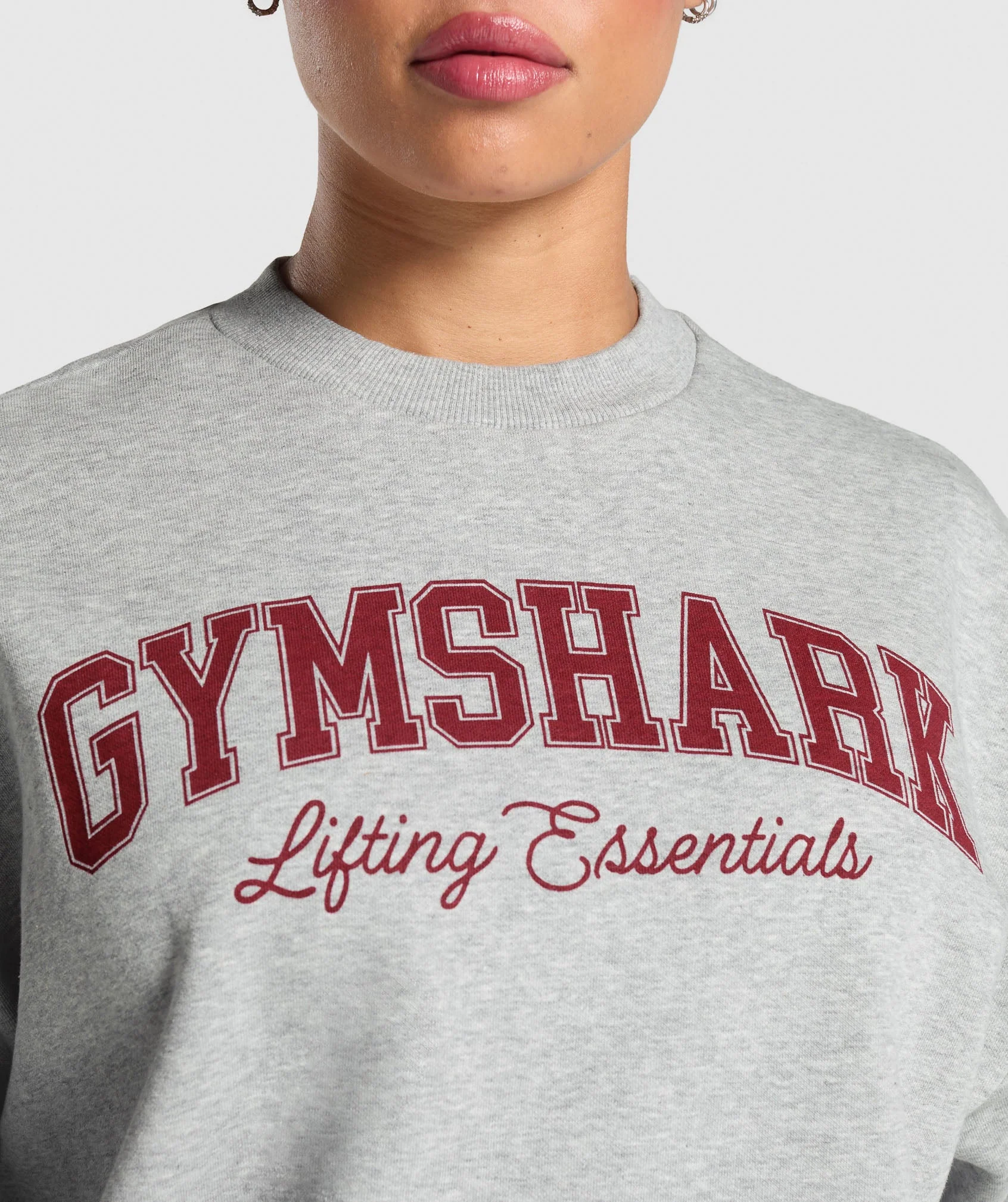 Lifting Essentials Graphic Brushed Oversized Sweatshirt